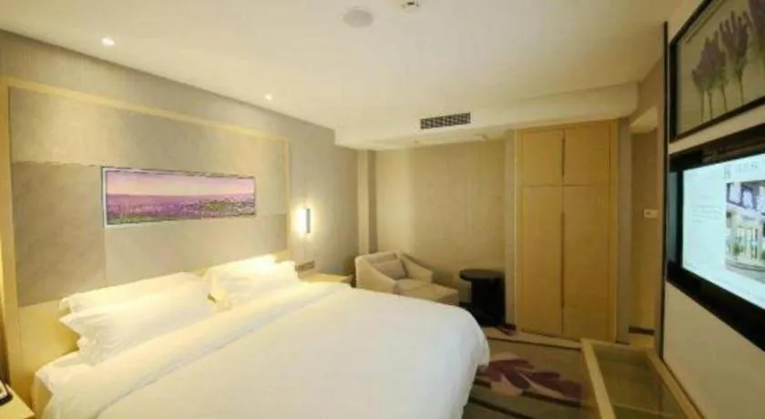 Bed in Lavande Hotel Qingdao North Station Siliu South Road