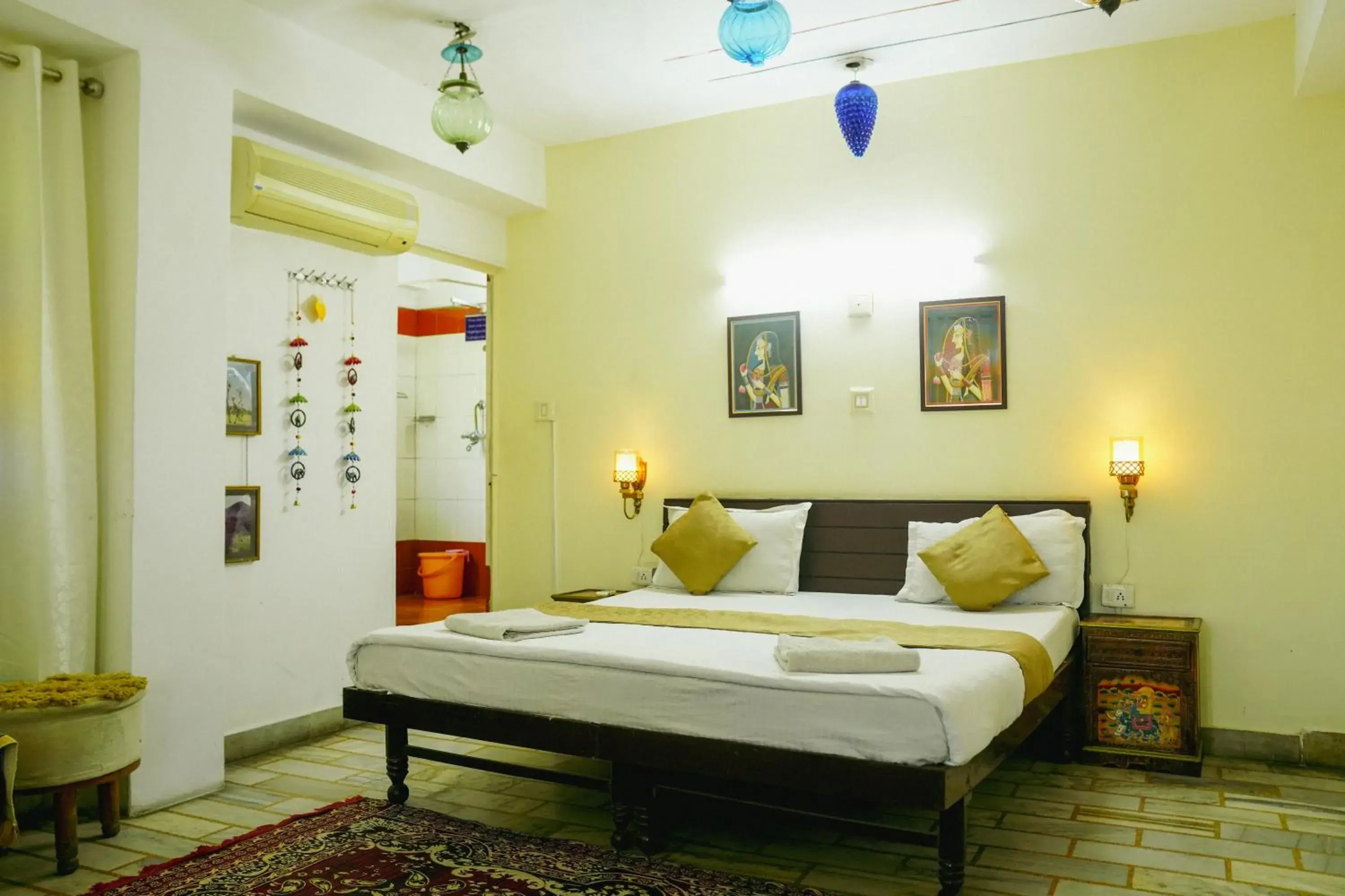 Deluxe Double or Twin Room with Lake View in Dreamyard Udaipur Deluxe Double or Twin Room with Lake View in Dreamyard Udaipur