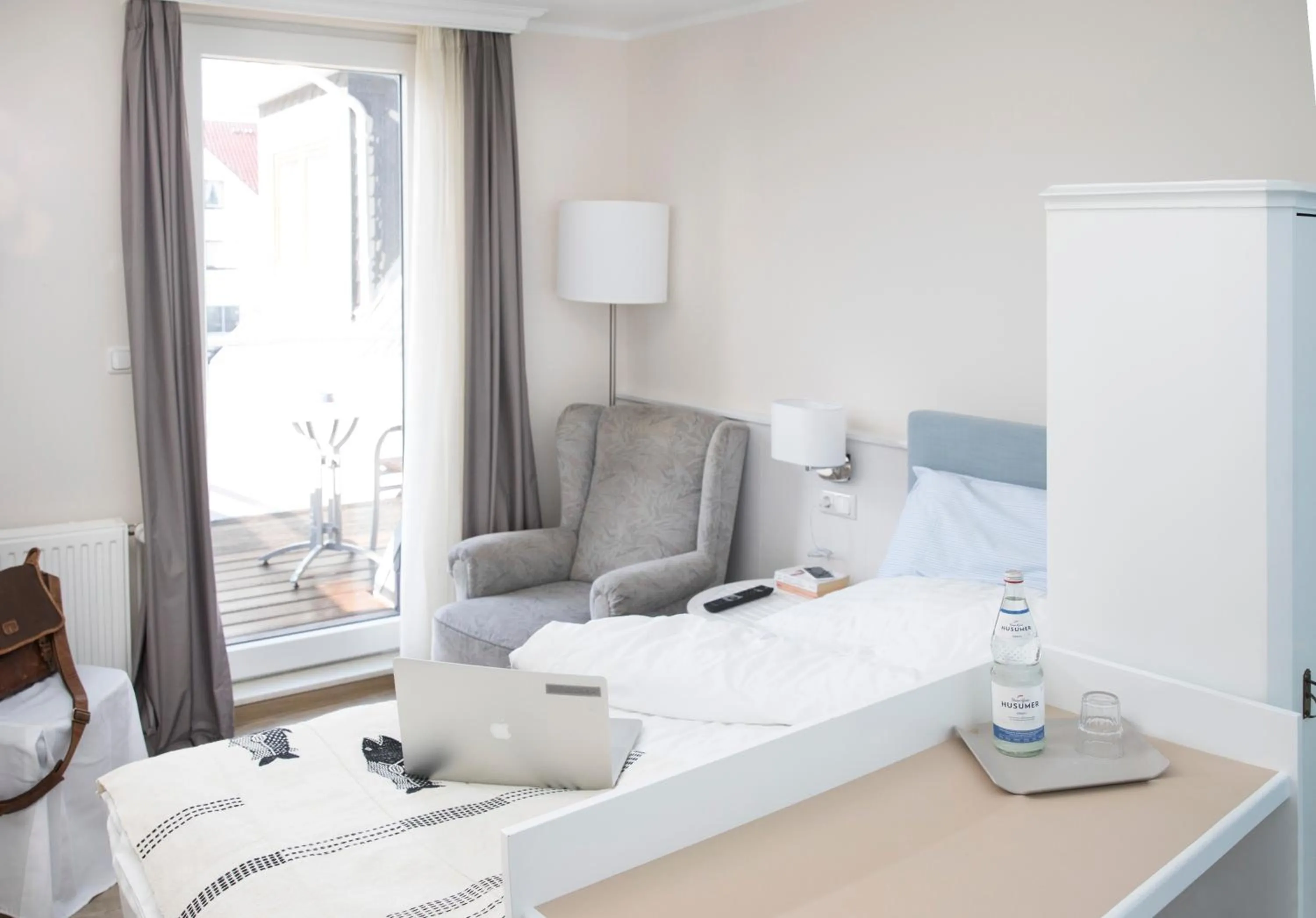 Decorative detail, Bed in Hotel Jess am Meer