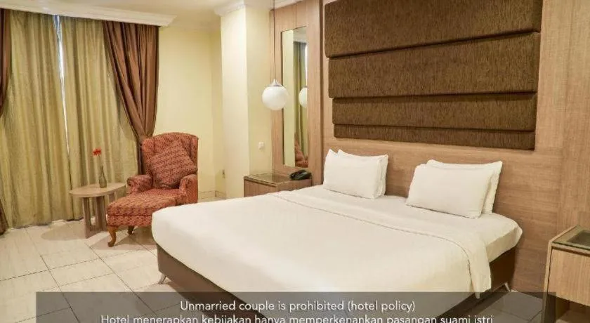 Bed in Hotel Alia Boutique Pasar Baru