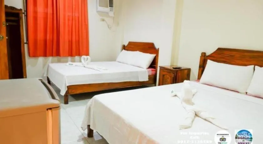 Bed in White Beach de Boracay