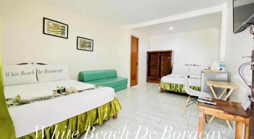 Bed in White Beach de Boracay