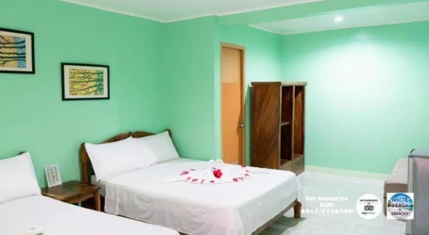 Bed in White Beach de Boracay