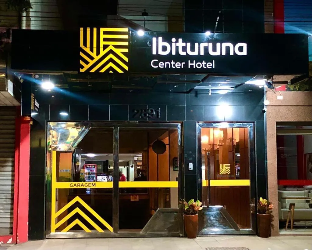 Facade/entrance in Ibituruna Center Hotel