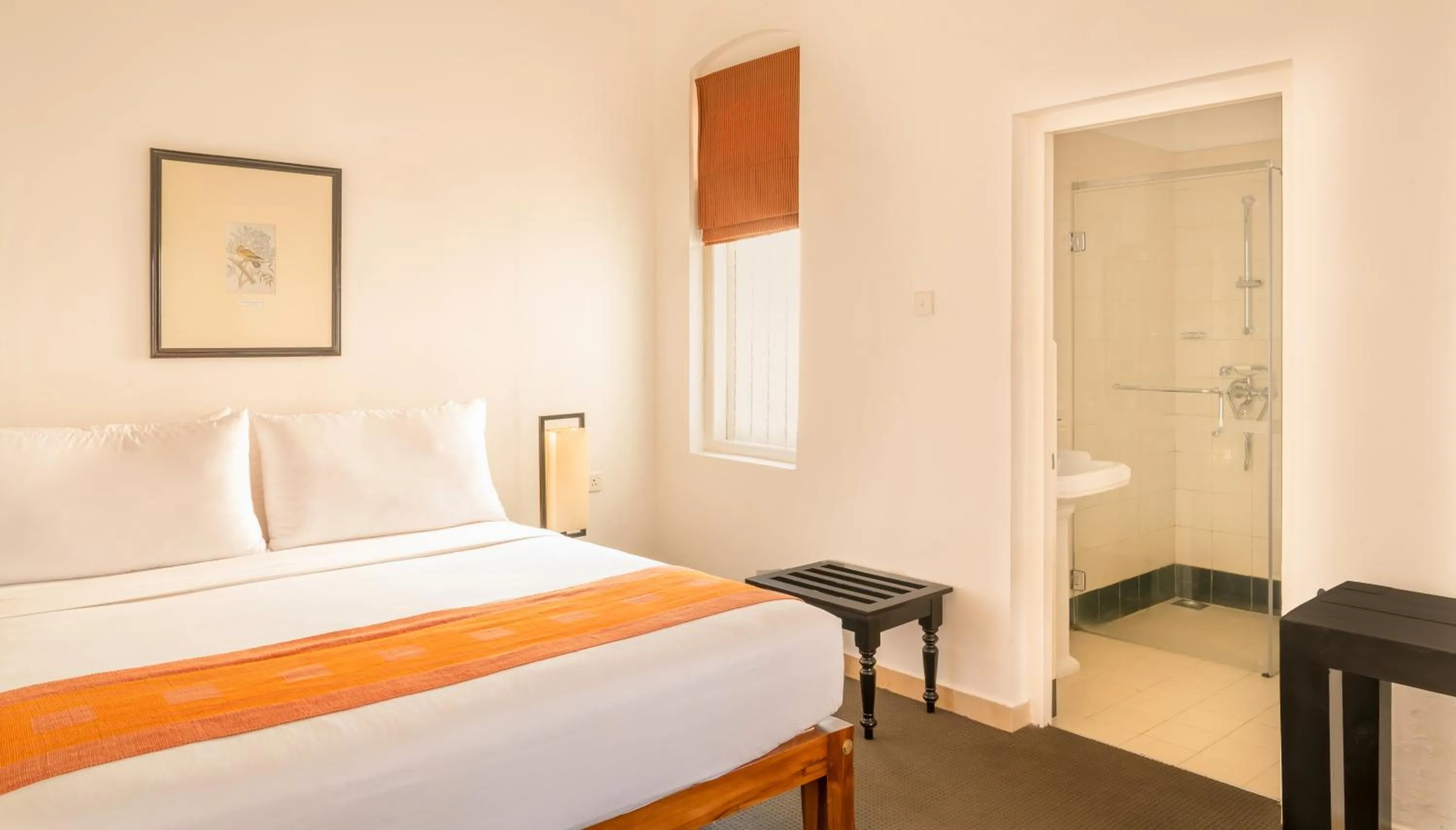 Bed in Xavier's Cottage