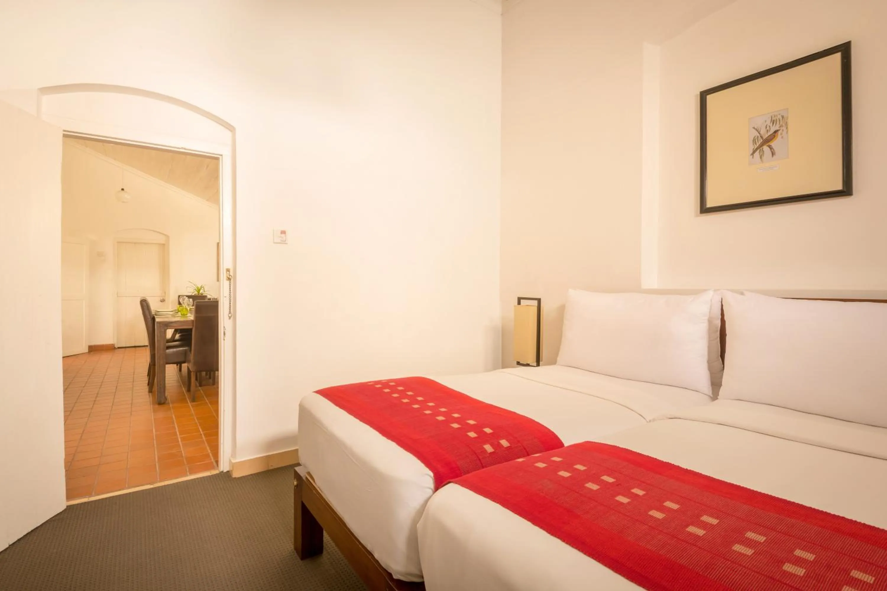 Bed in Xavier's Cottage