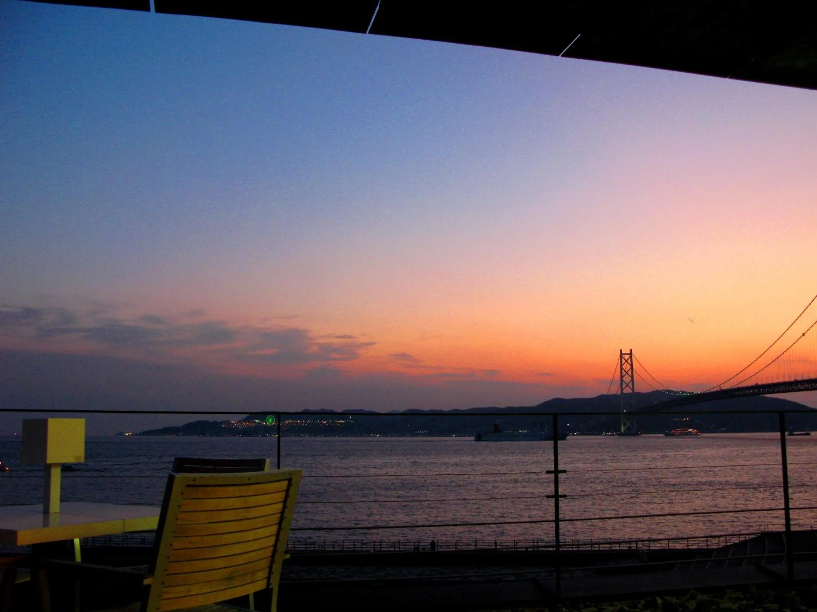 Sunset in Hotel Setre Kobe Maiko