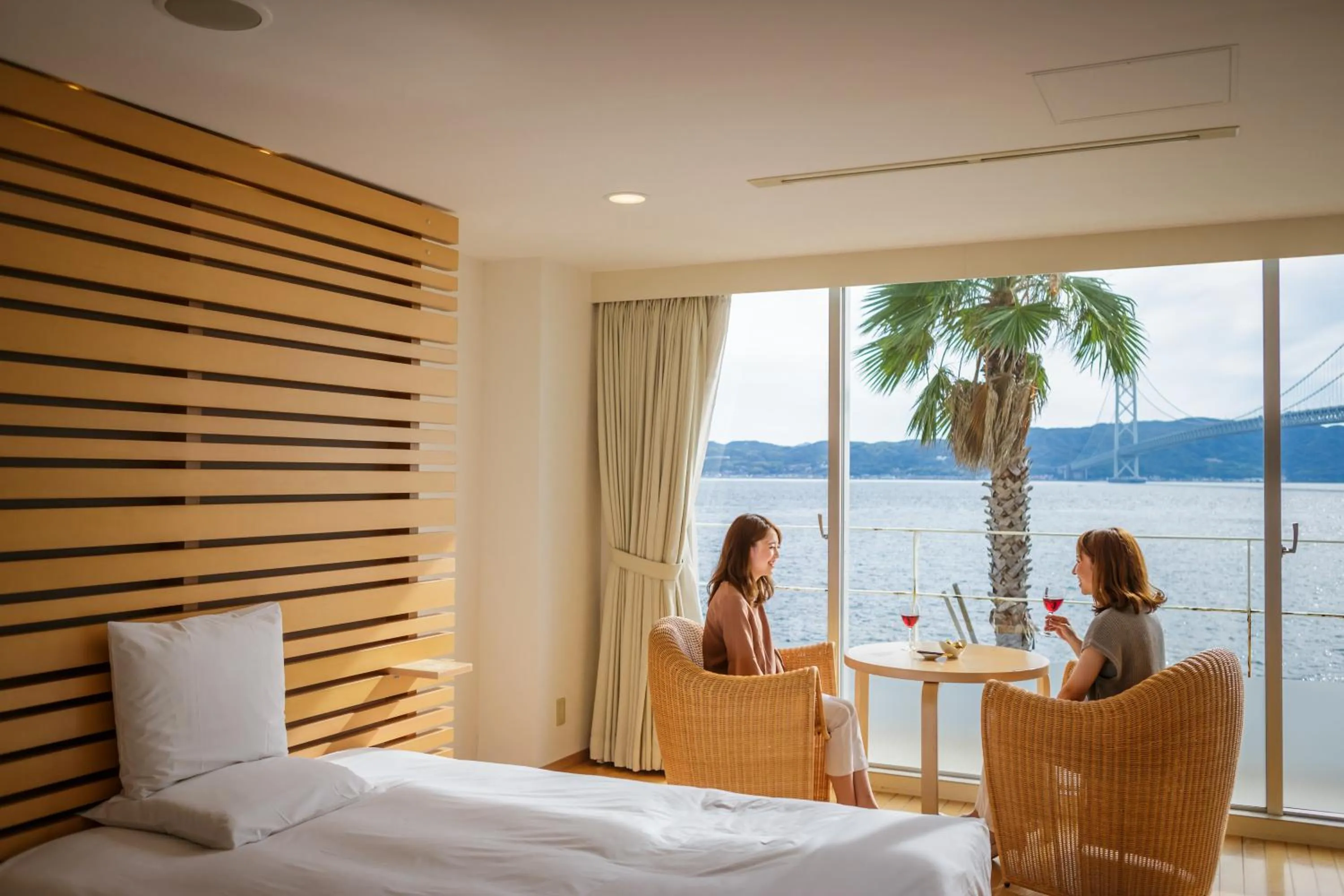 Sea view in Hotel Setre Kobe Maiko