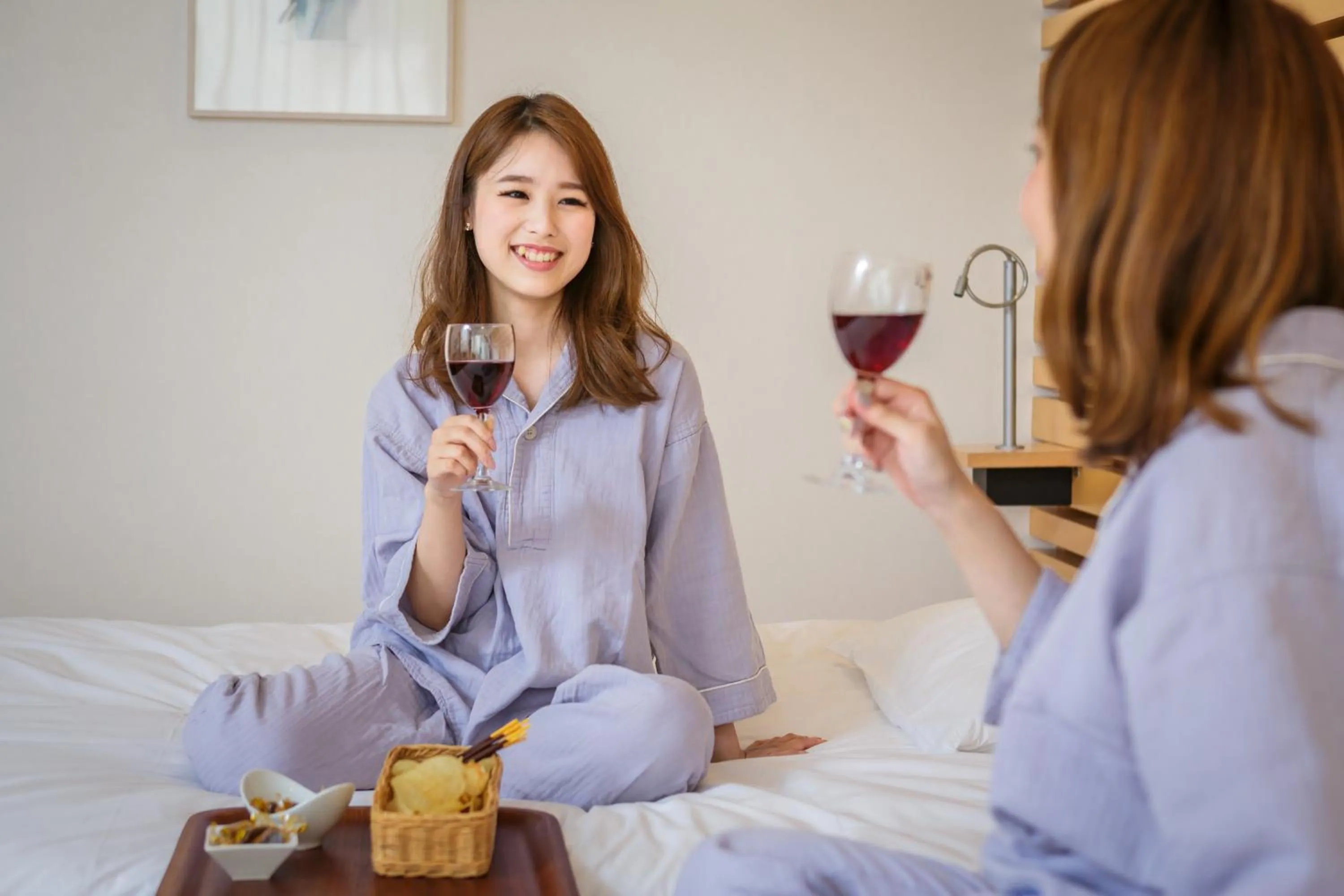People, Bed in Hotel Setre Kobe Maiko