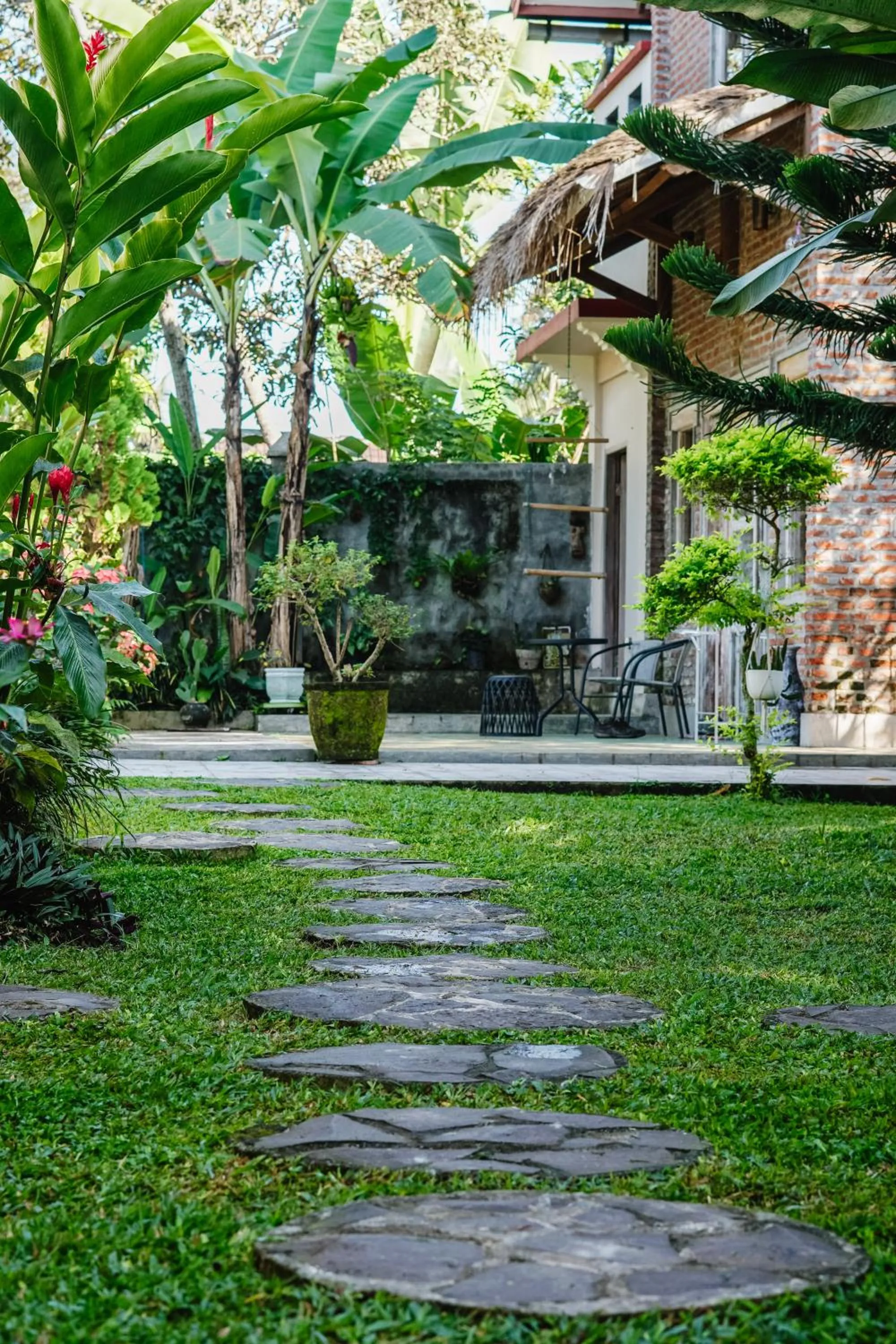 Garden in Les Rizieres Lombok