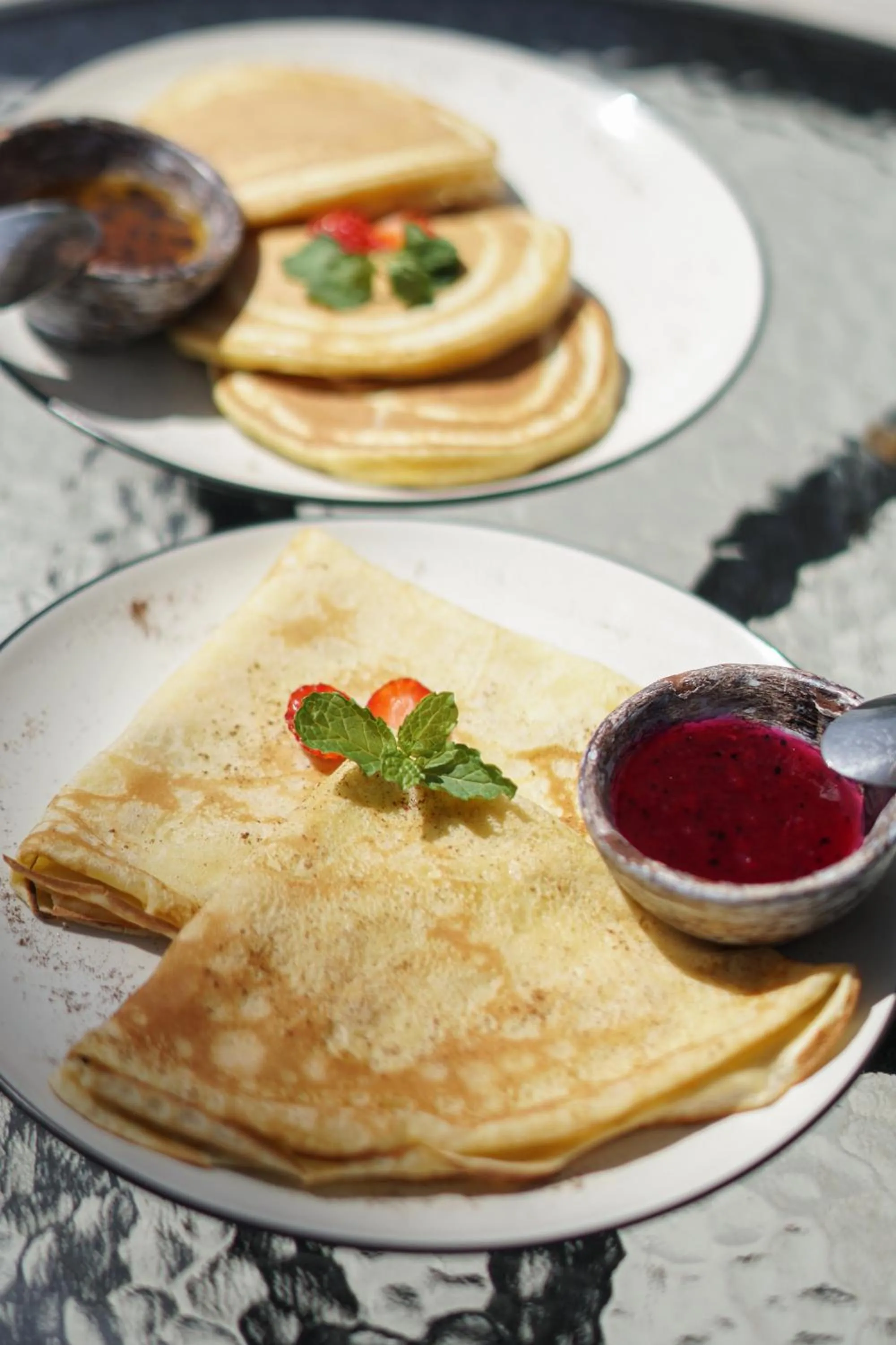 Breakfast in Les Rizieres Lombok