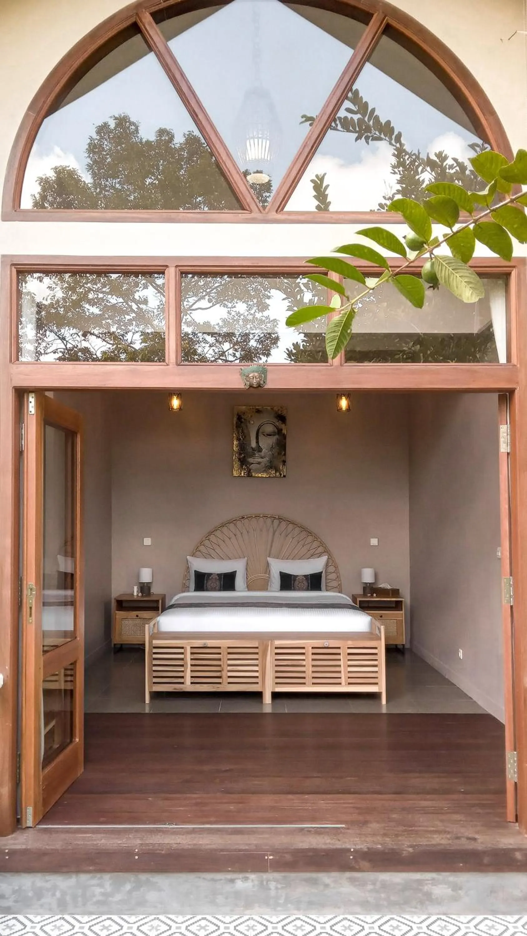 Facade/entrance in Les Rizieres Lombok