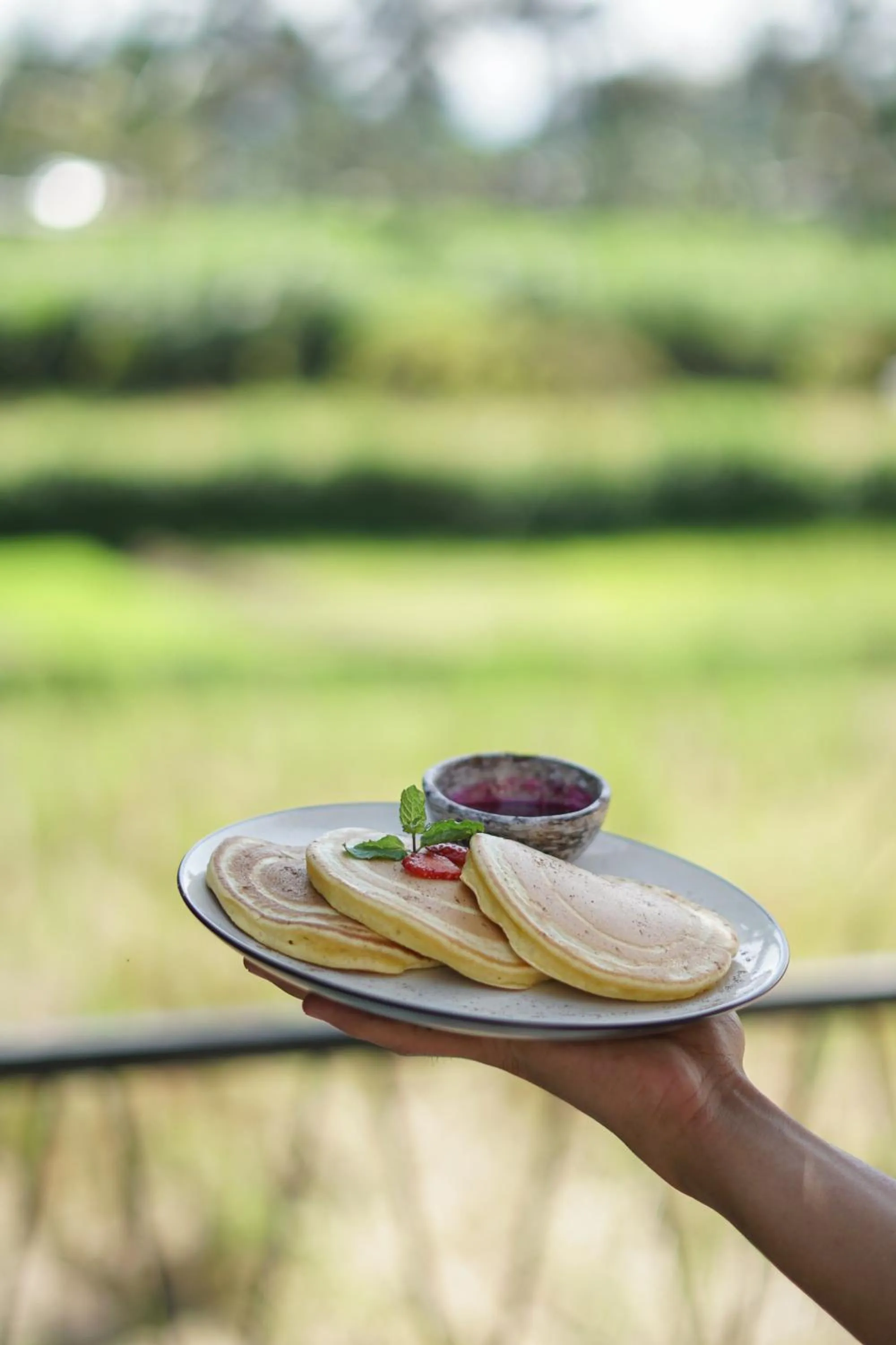 Breakfast in Les Rizieres Lombok