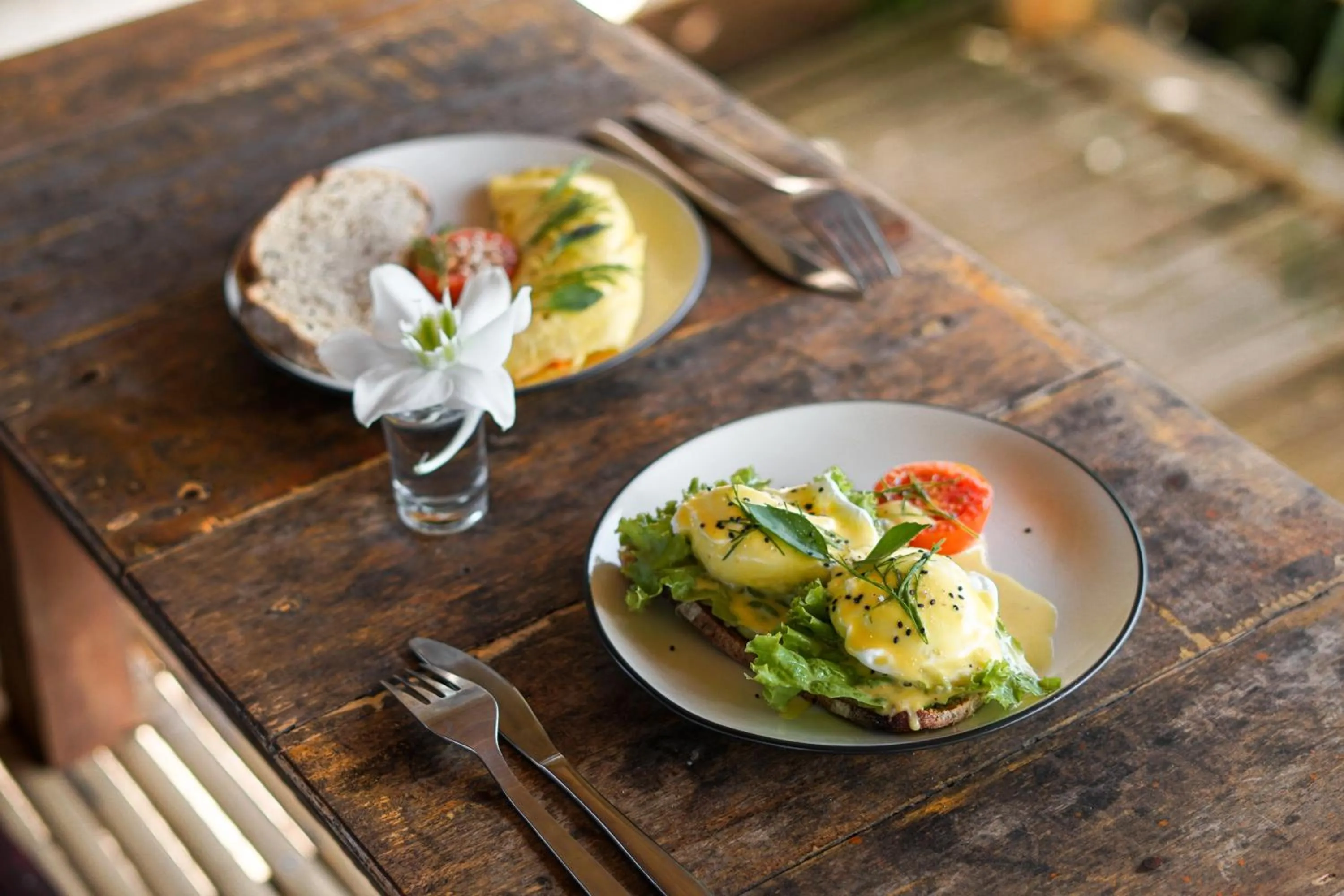Breakfast in Les Rizieres Lombok