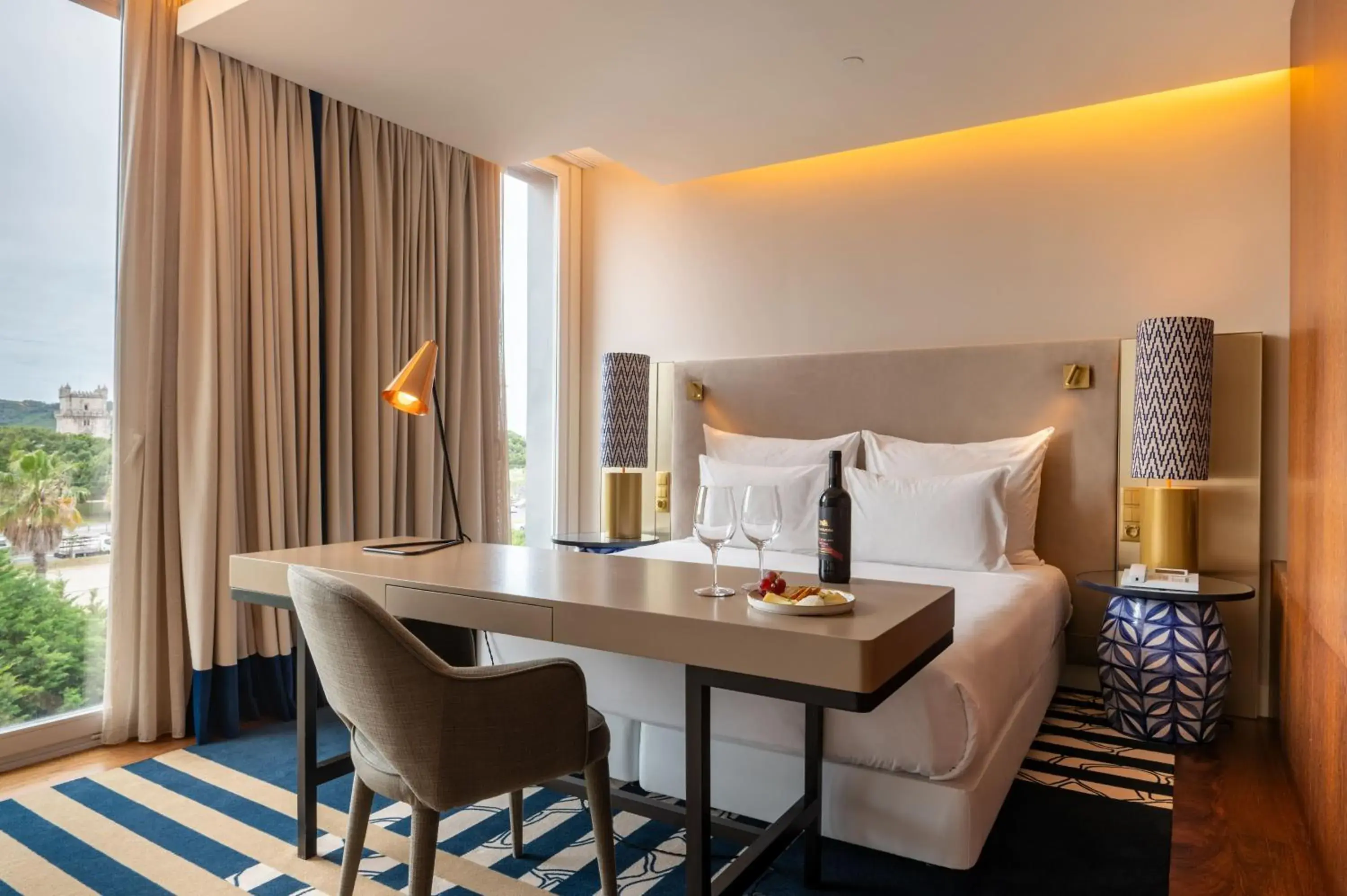 Mansarda Room with Belem Tower View in Palácio do Governador - Lisbon Hotel & Spa Mansarda Room with Belem Tower View in Palácio do Governador - Lisbon Hotel & Spa