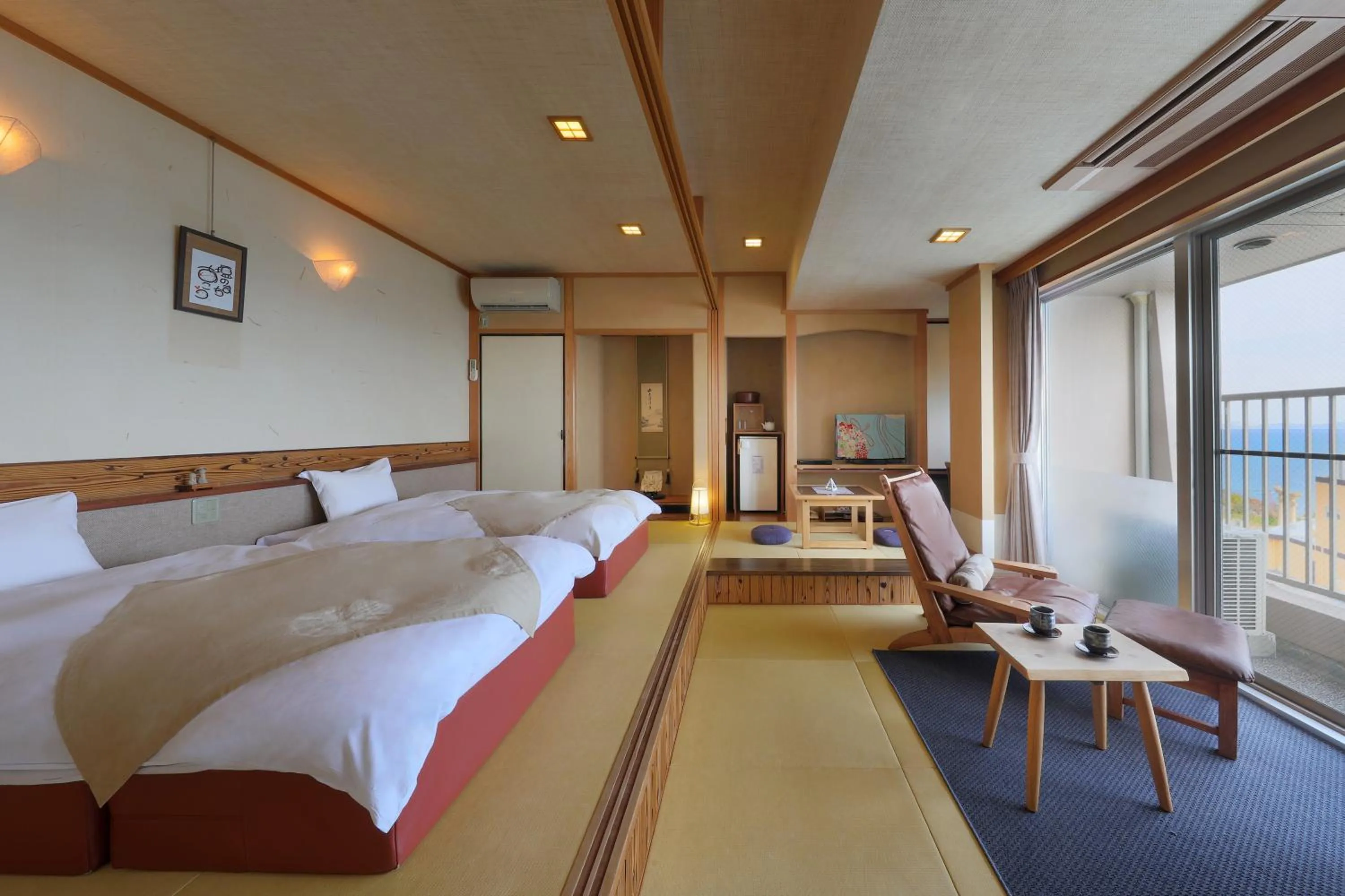 Bed in Ako Onsen Shokichi