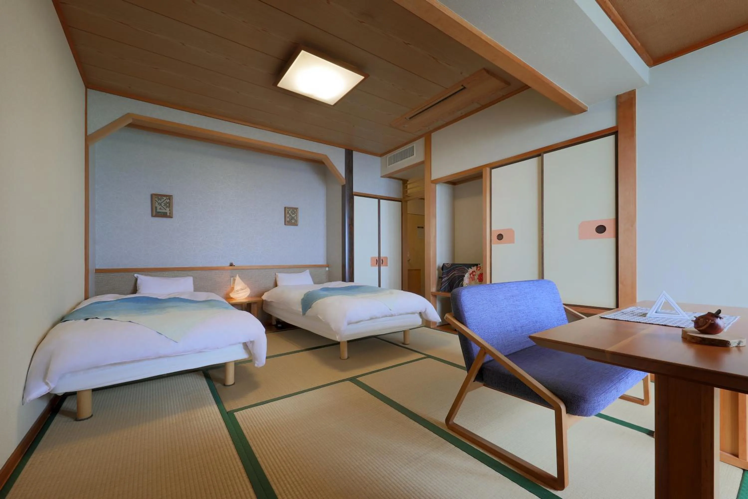 Bed in Ako Onsen Shokichi