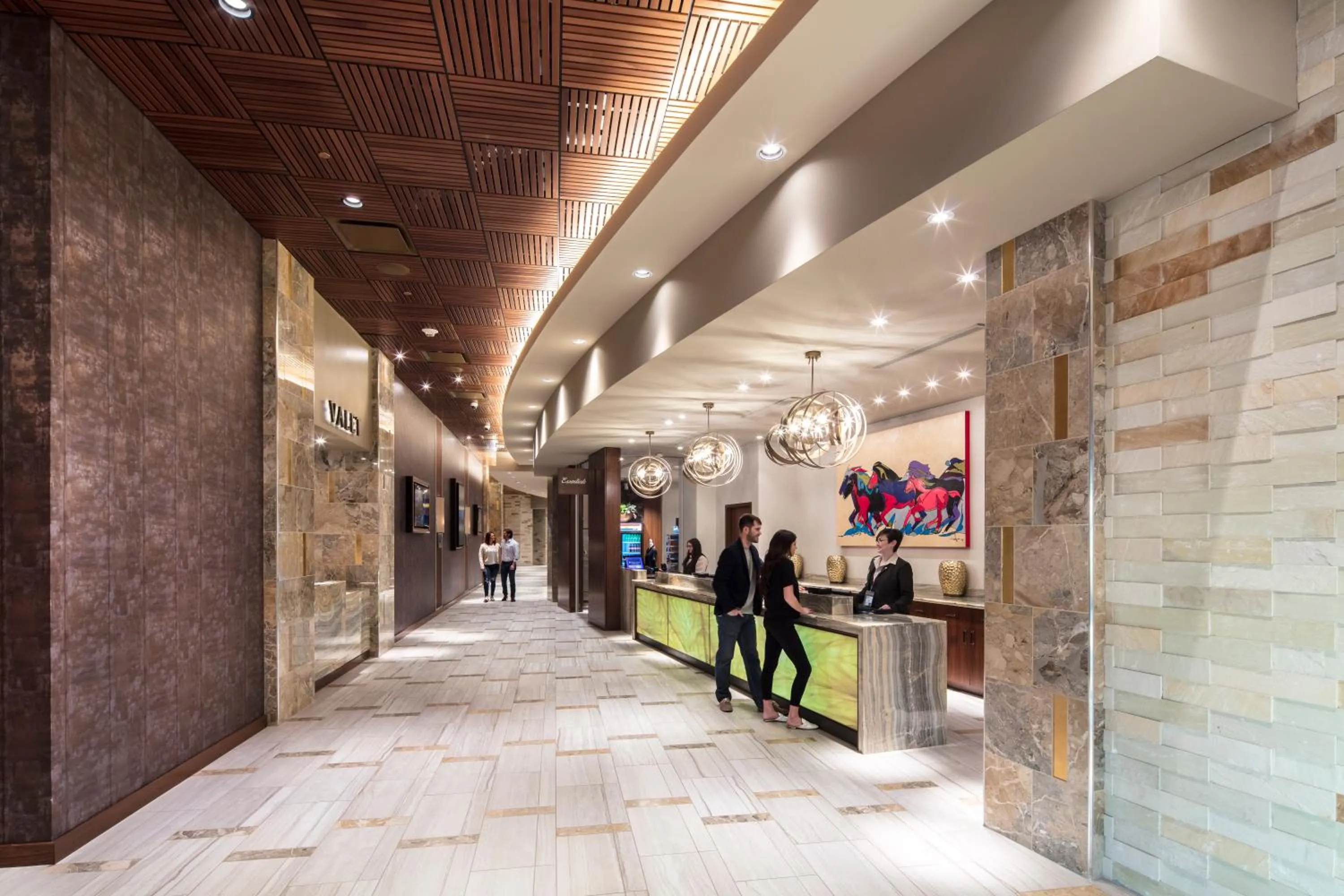 People in Choctaw Casino Hotel - Grant