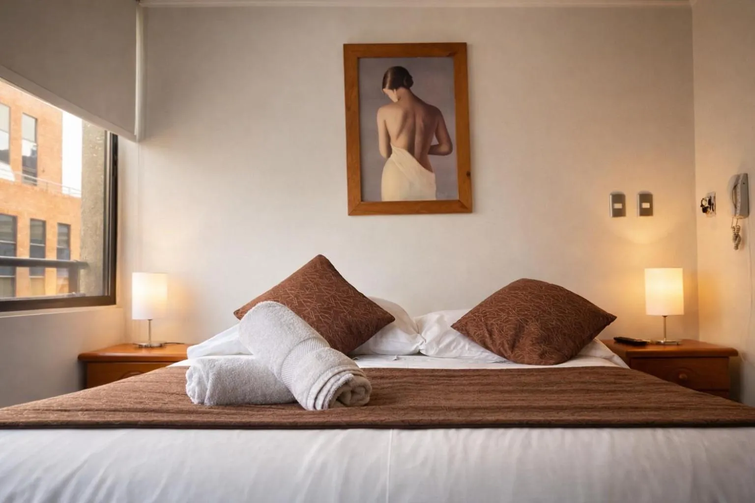 Bed in Apartamentos Costanera Centre