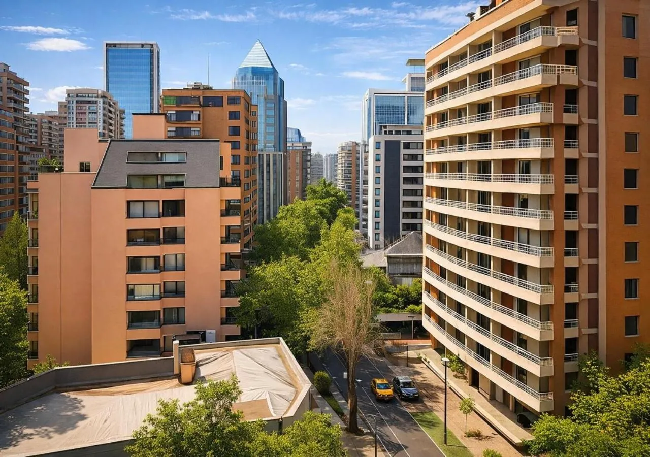 City view in Apartamentos Costanera Centre