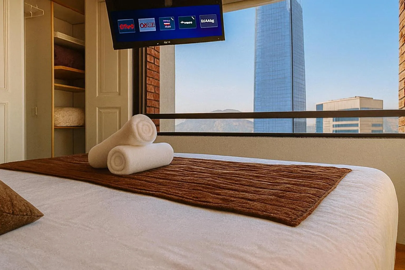 Bed in Apartamentos Costanera Centre