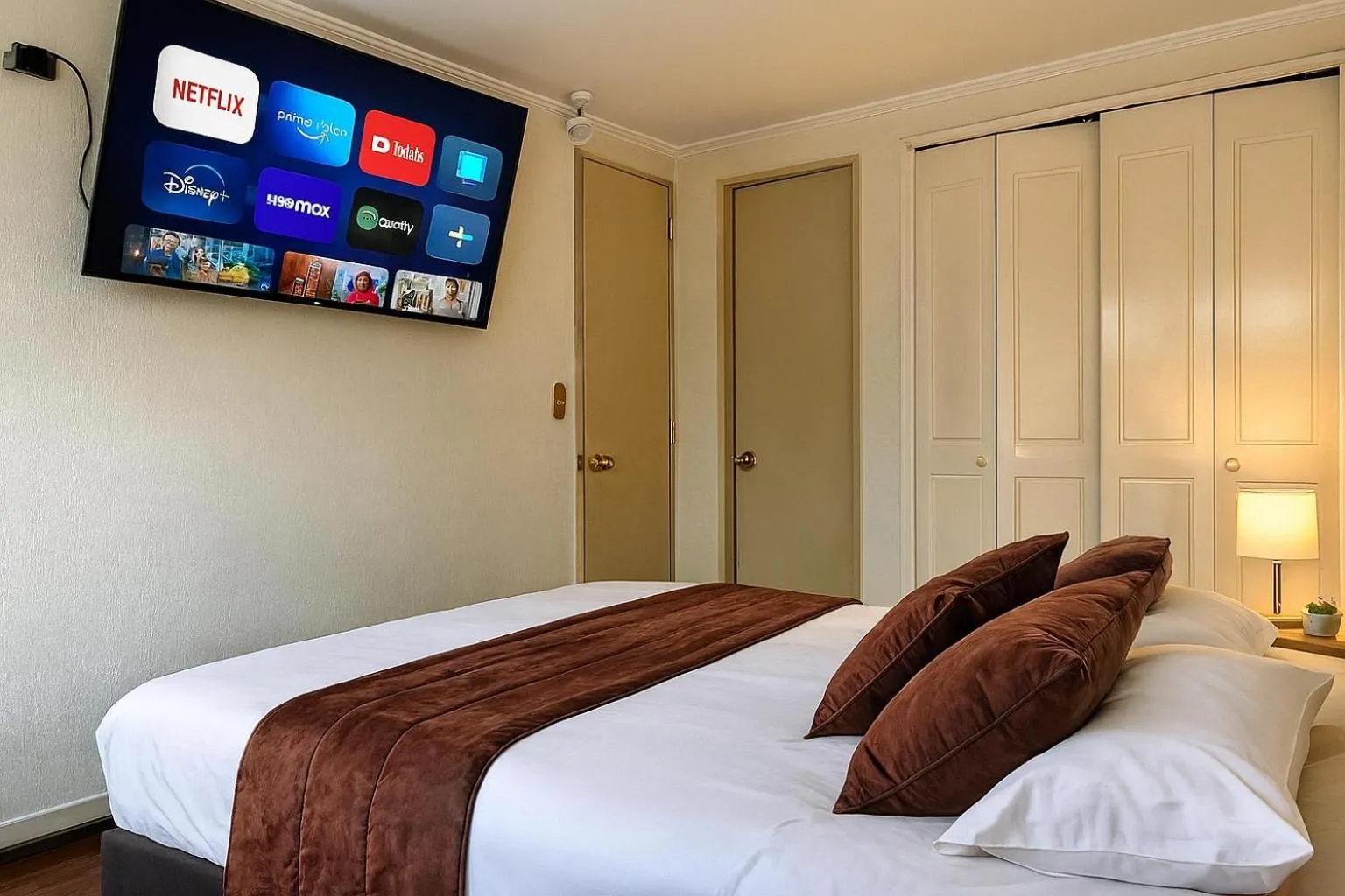 Bed in Apartamentos Costanera Centre