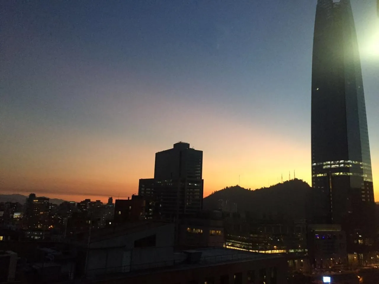 City view in Apartamentos Costanera Centre