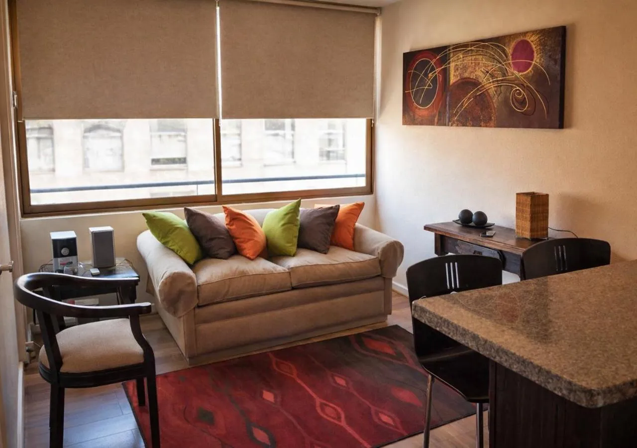 Living room in Apartamentos Costanera Centre