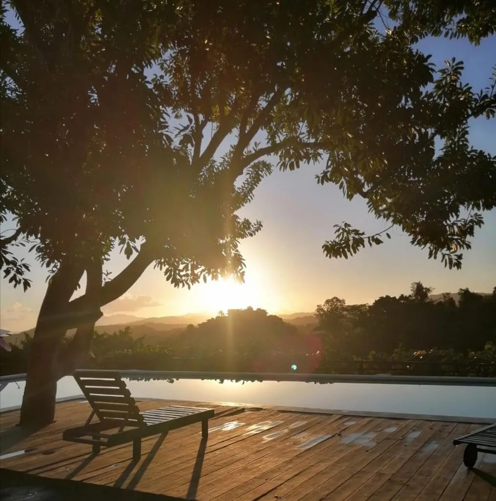 Swimming pool in Clave Verde Ecolodge