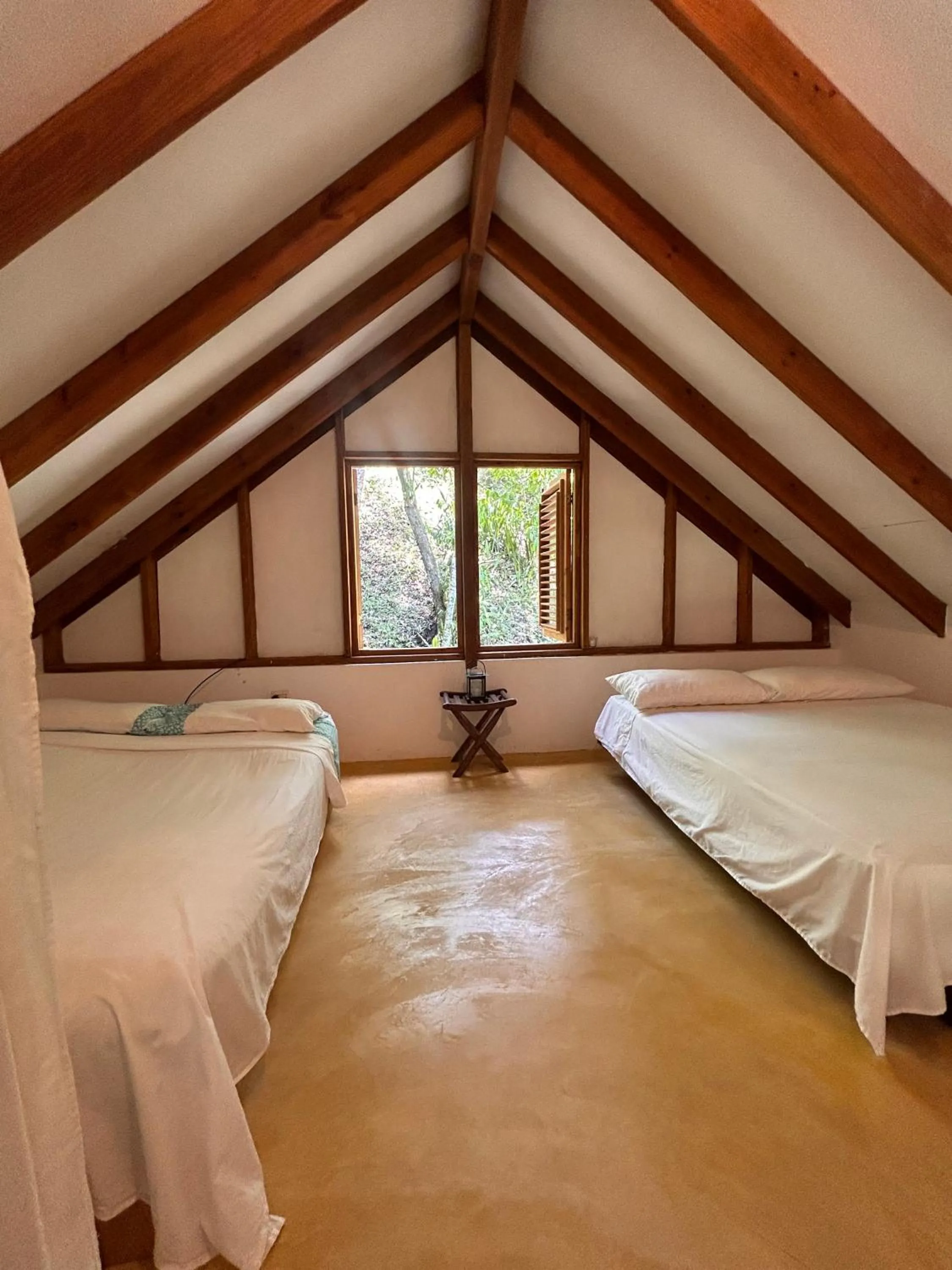 Bed in Clave Verde Ecolodge