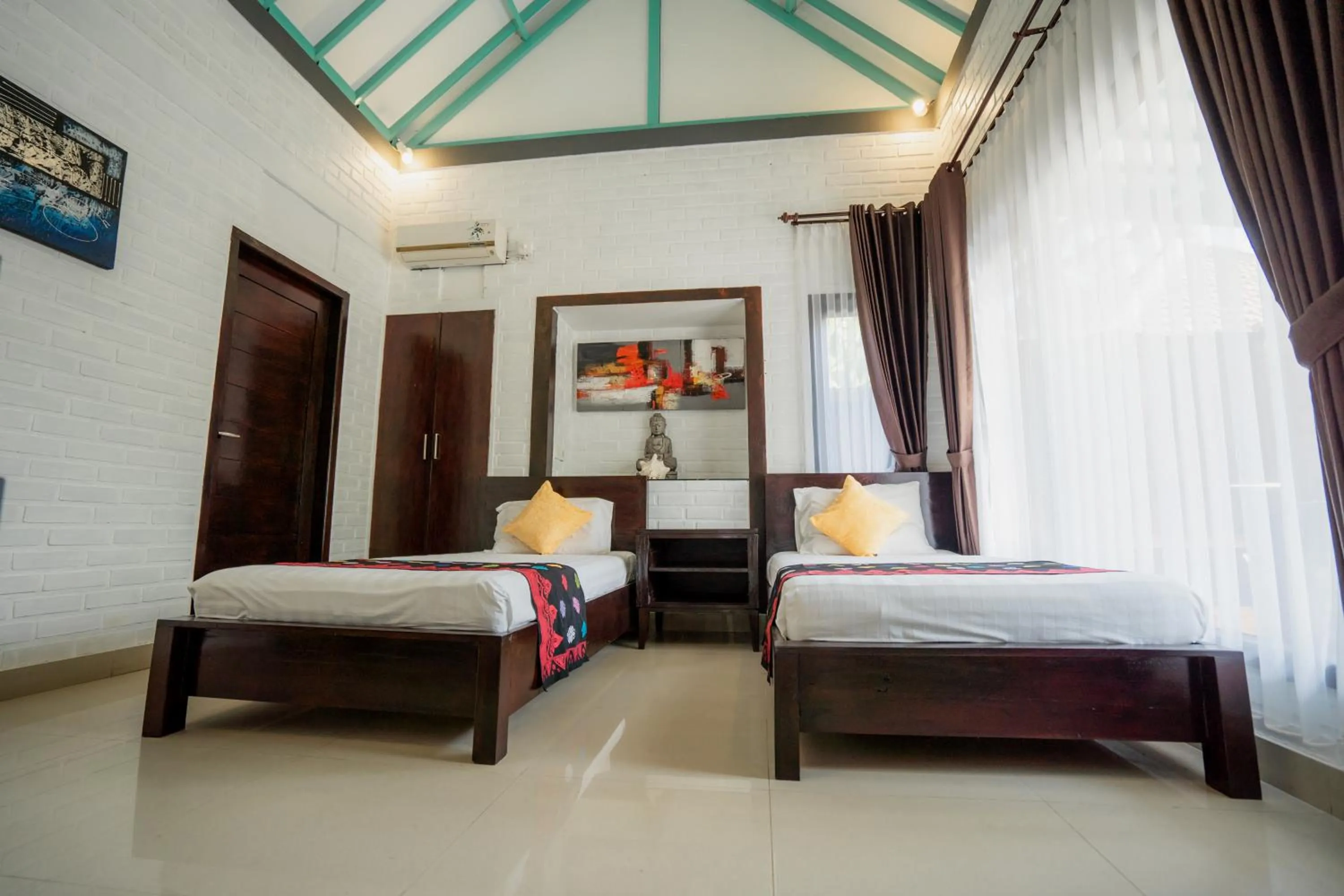 Bed in Astana Swaha Villa