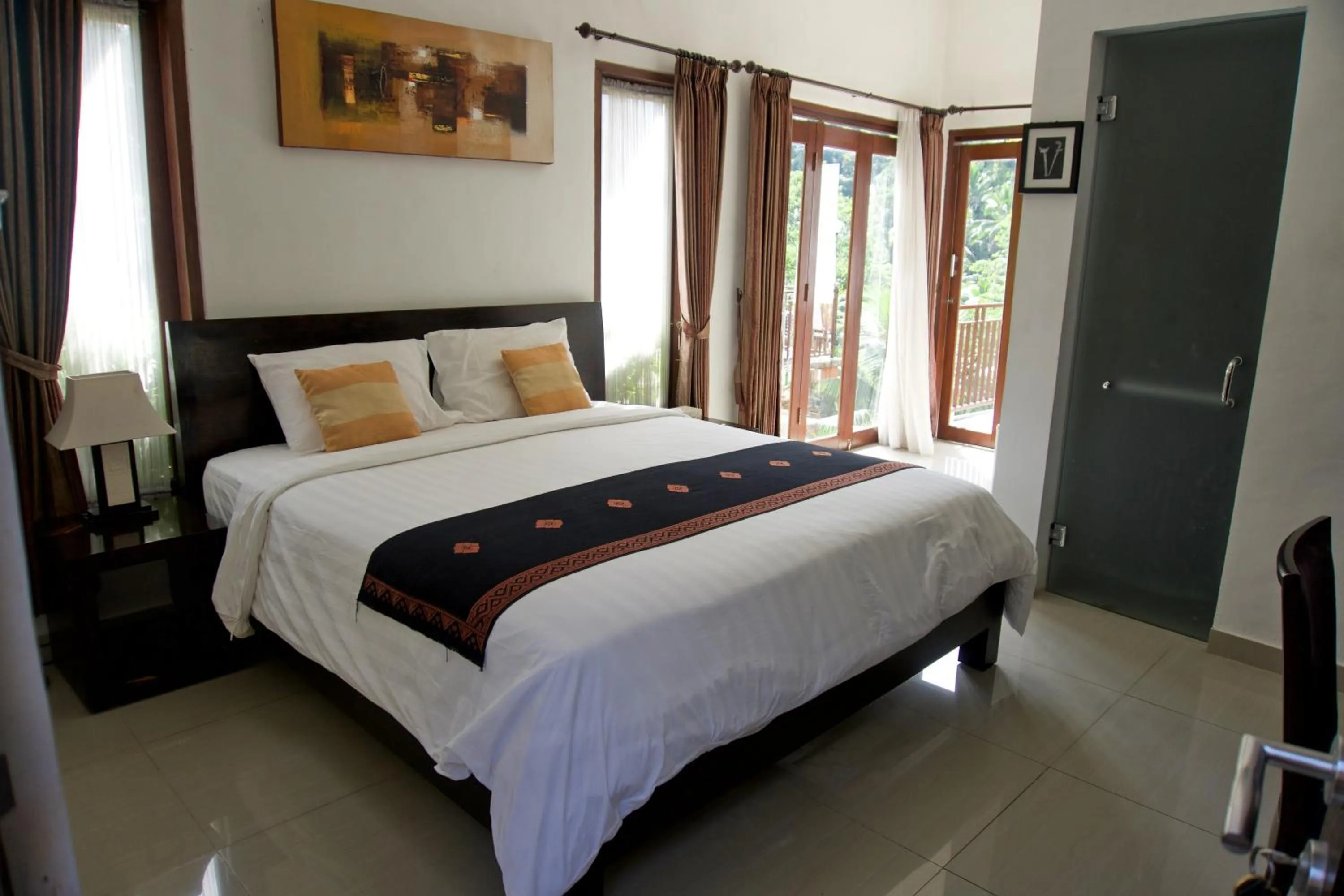 Patio, Bed in Astana Swaha Villa