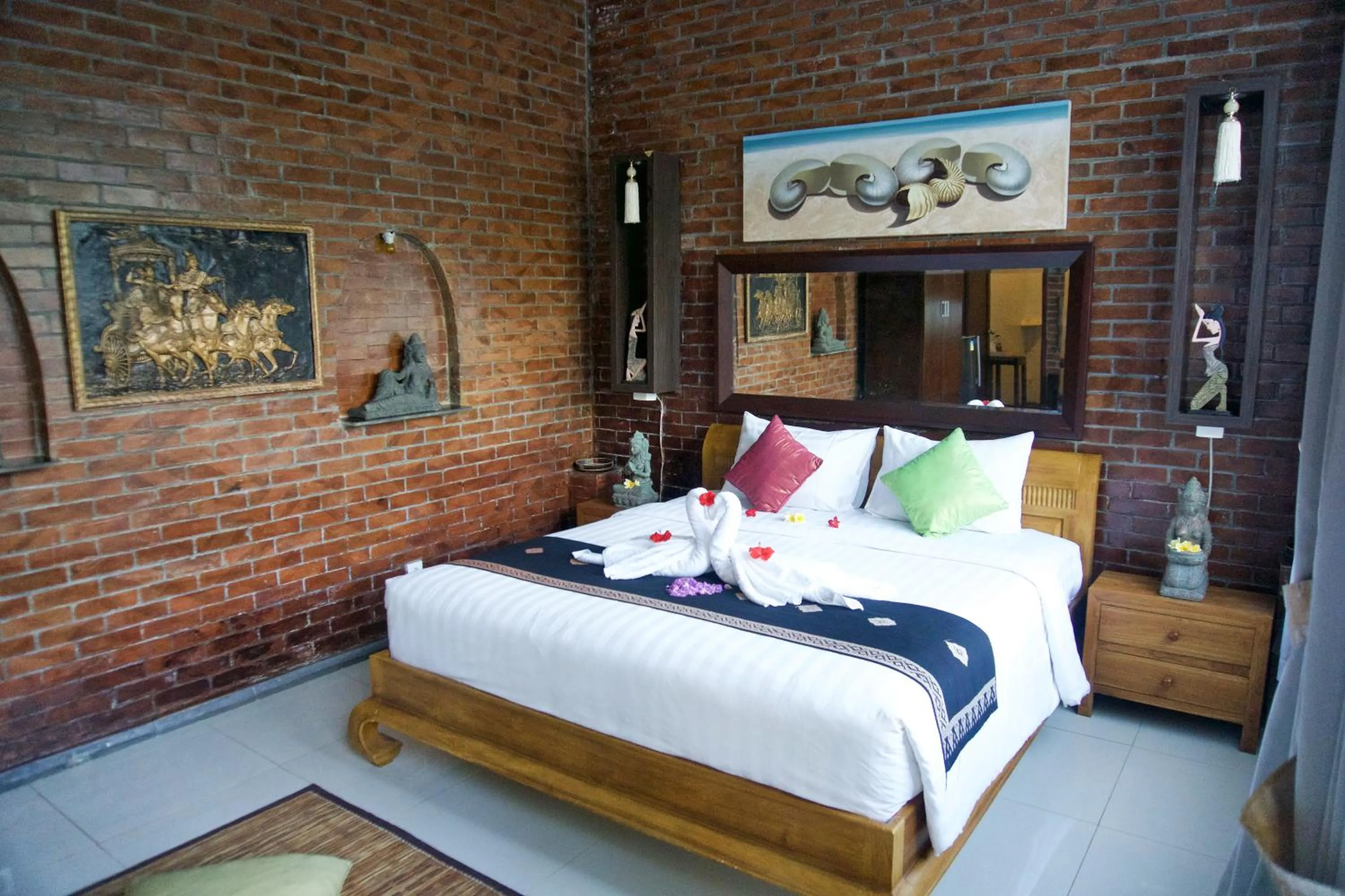 Bed in Astana Swaha Villa