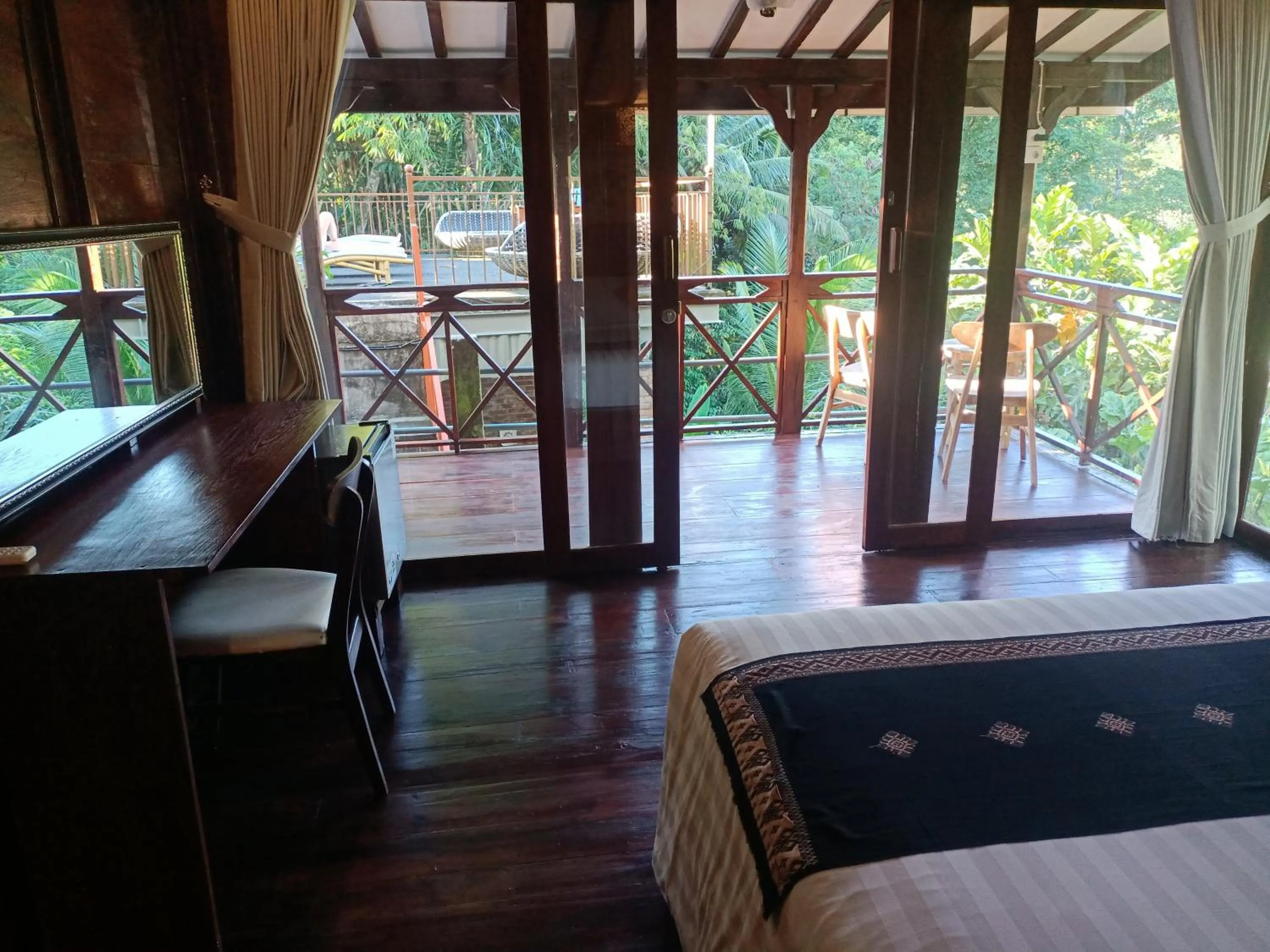 Patio, Bed in Astana Swaha Villa