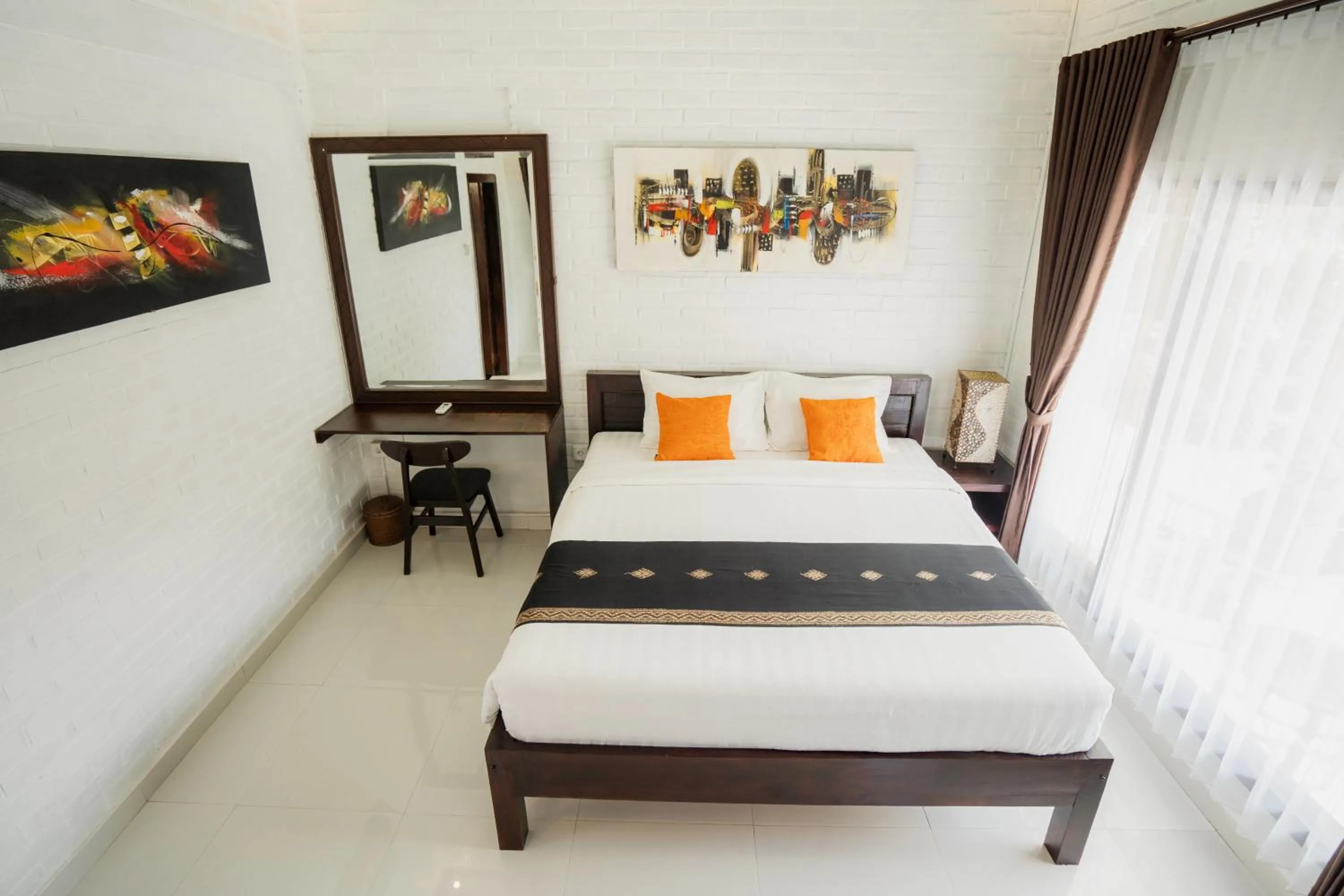 Bed in Astana Swaha Villa