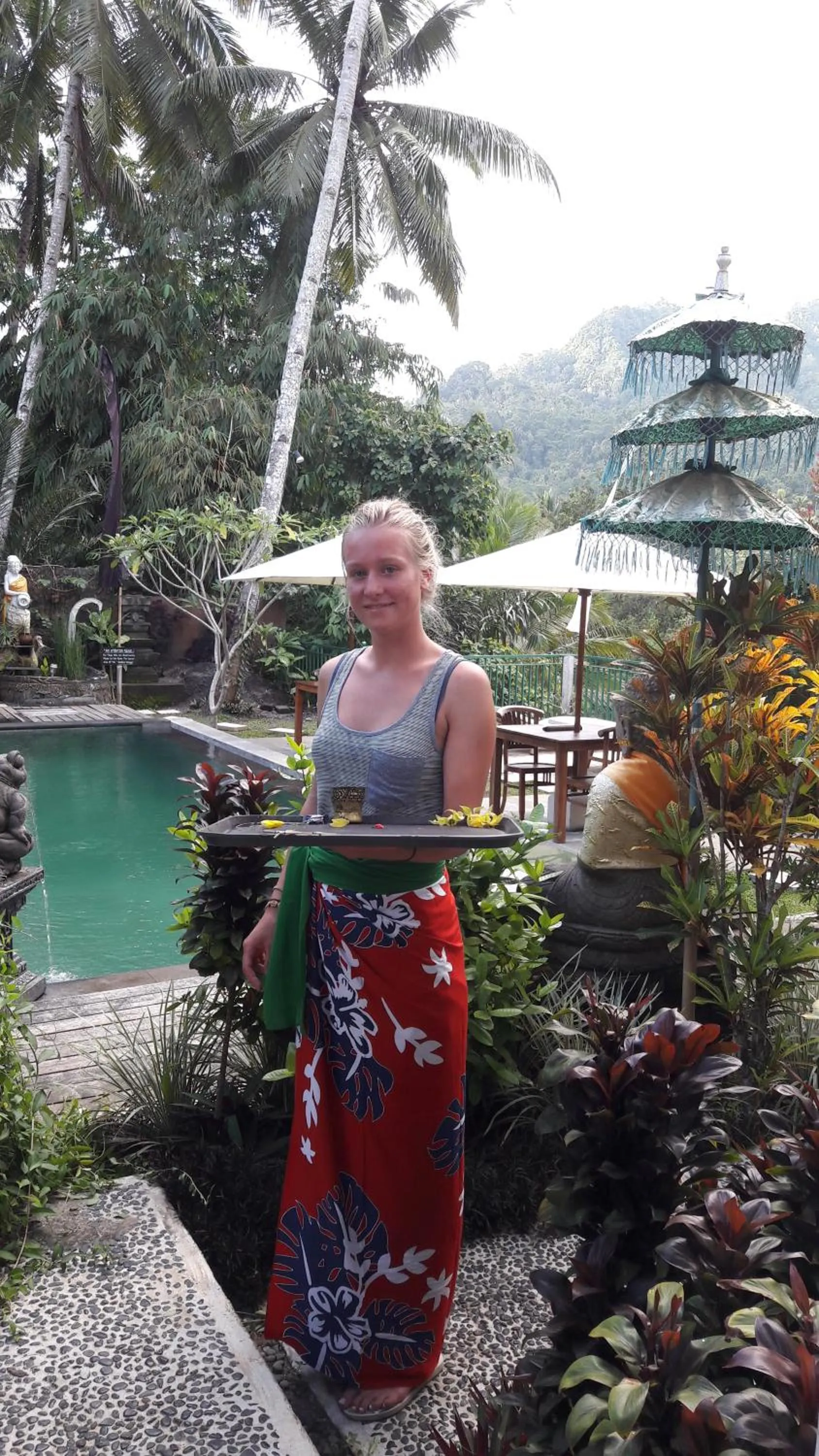 Swimming pool in Astana Swaha Villa