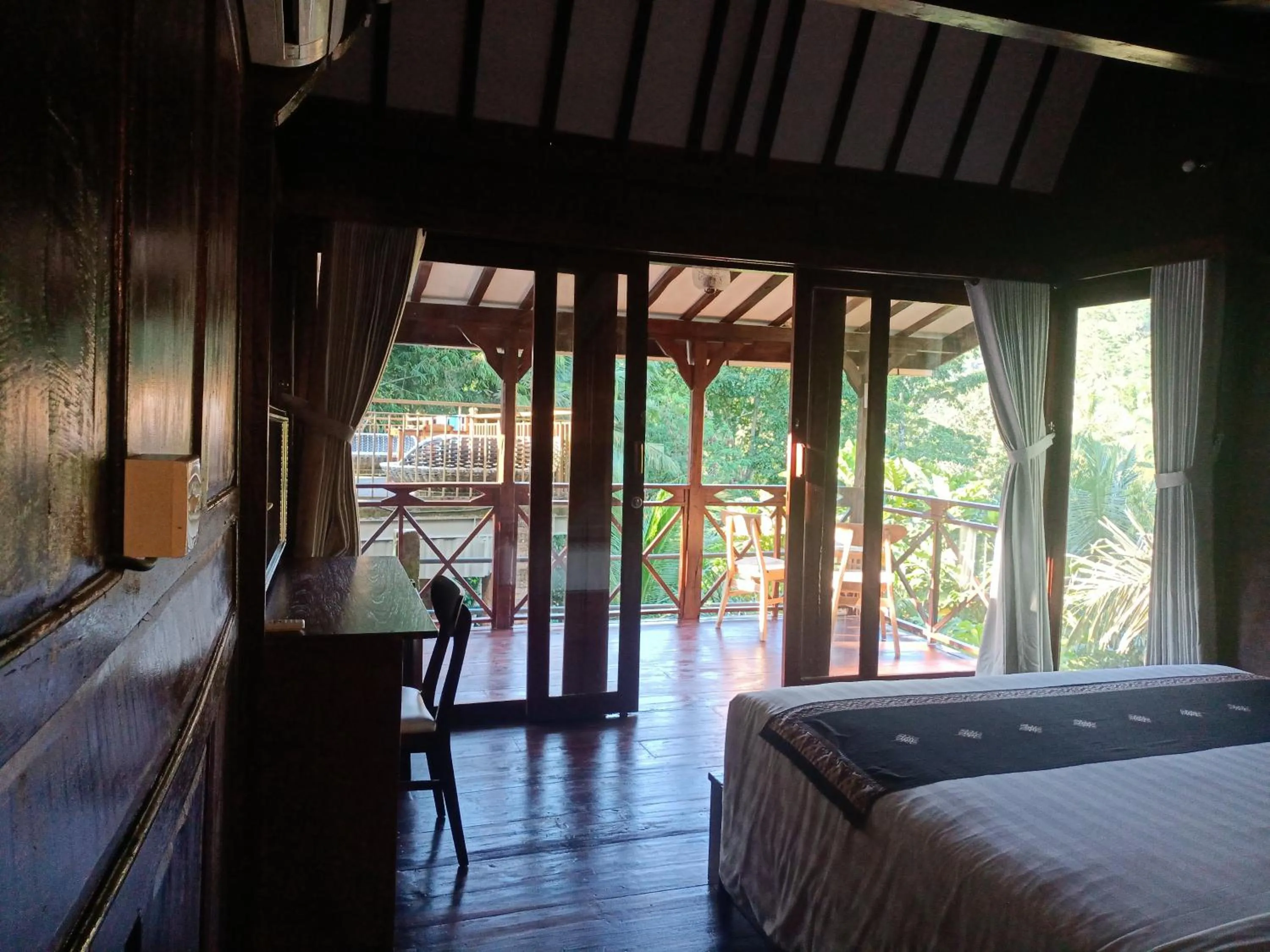 Patio, Bed in Astana Swaha Villa