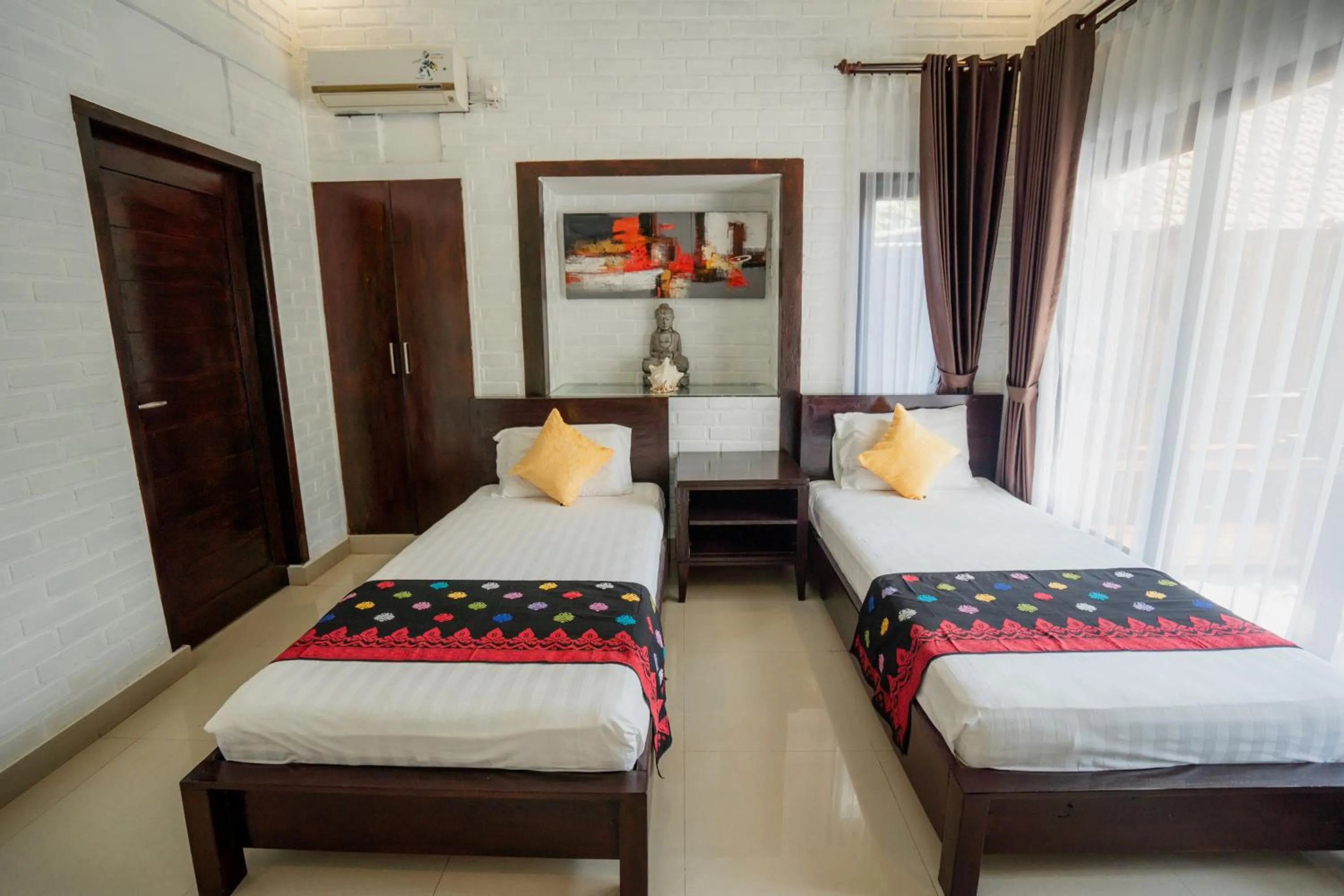 Bed in Astana Swaha Villa