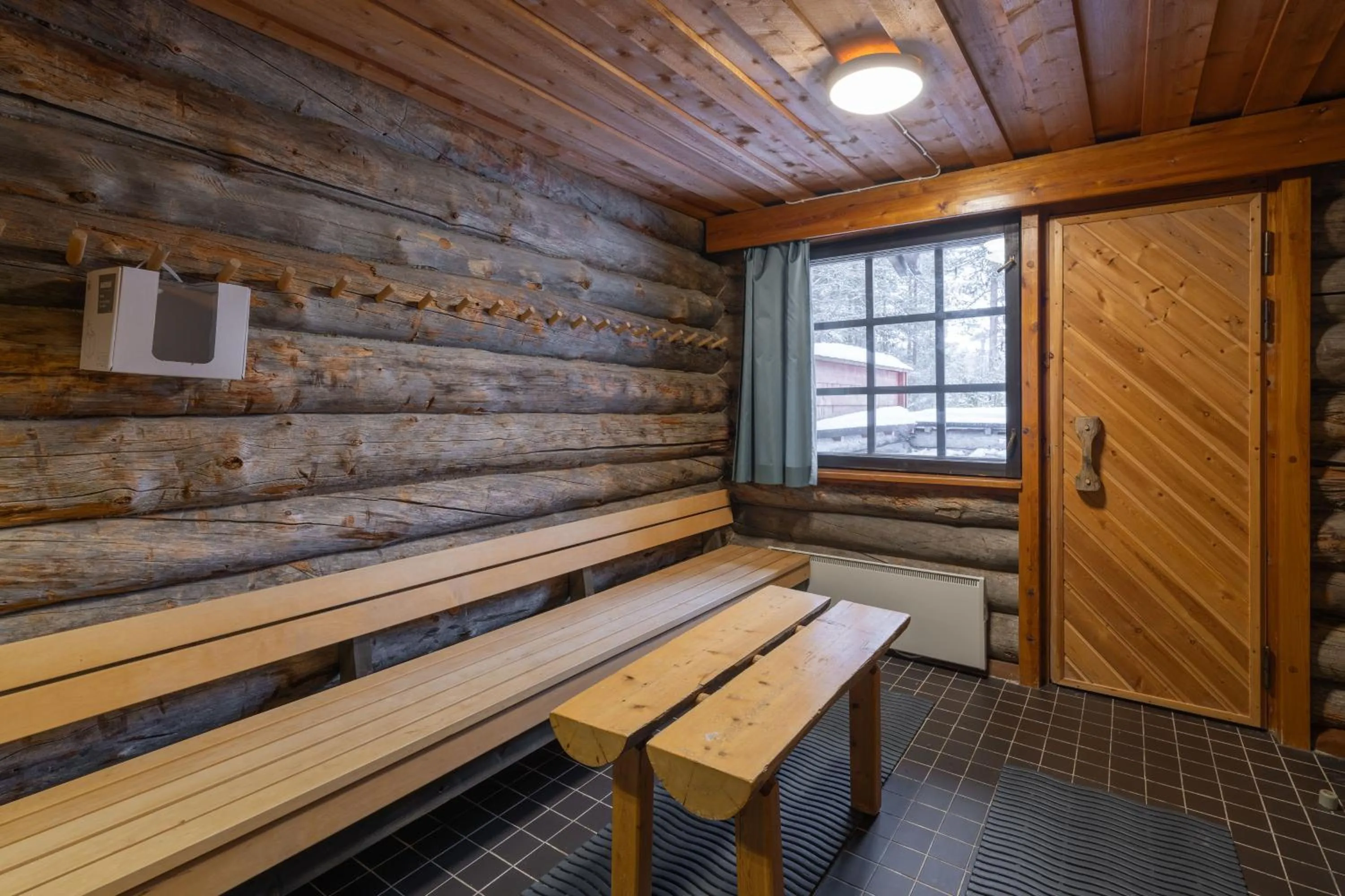 Sauna in Kuukkeli Log Houses Porakka Inn