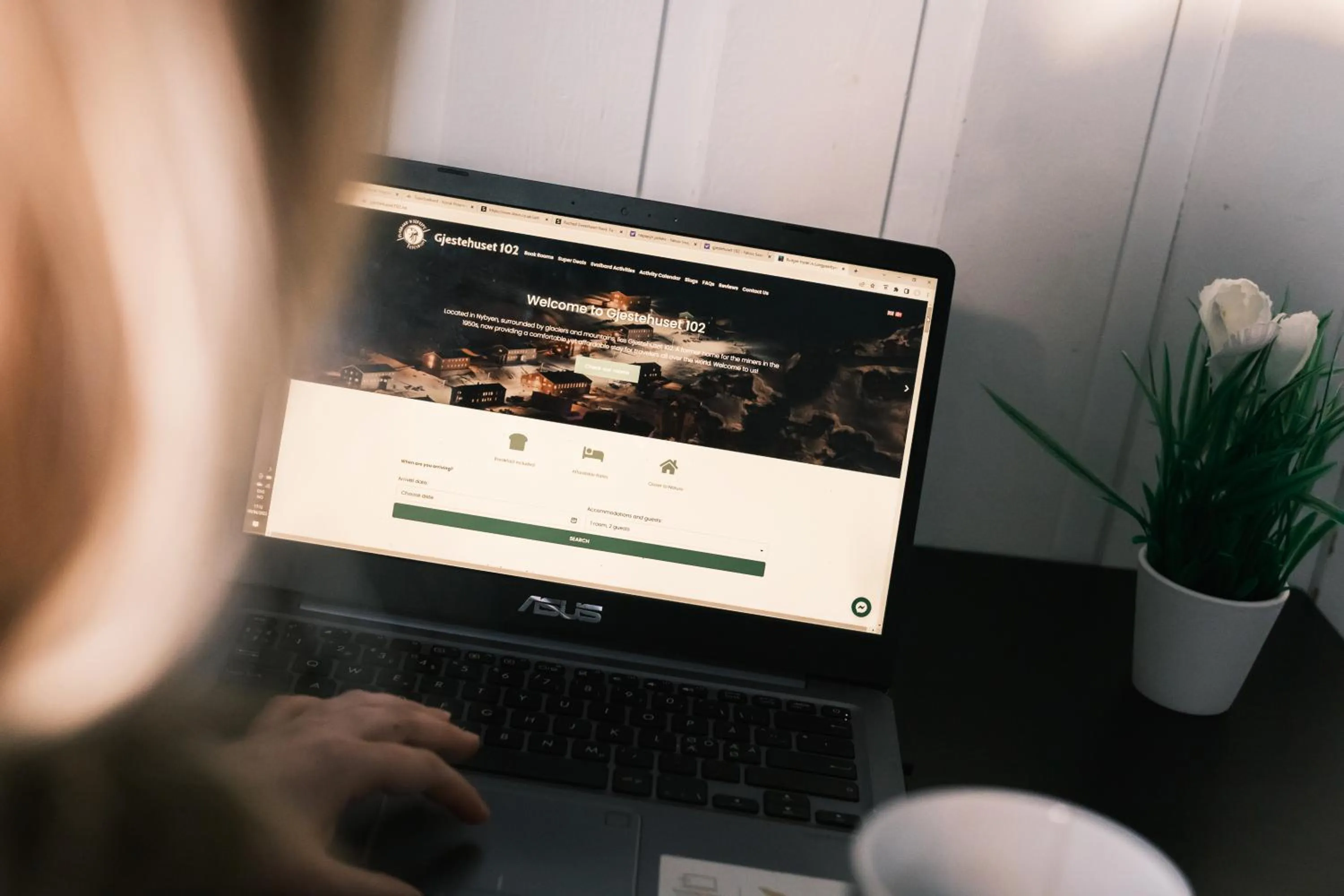 Bedroom in Gjestehuset 102