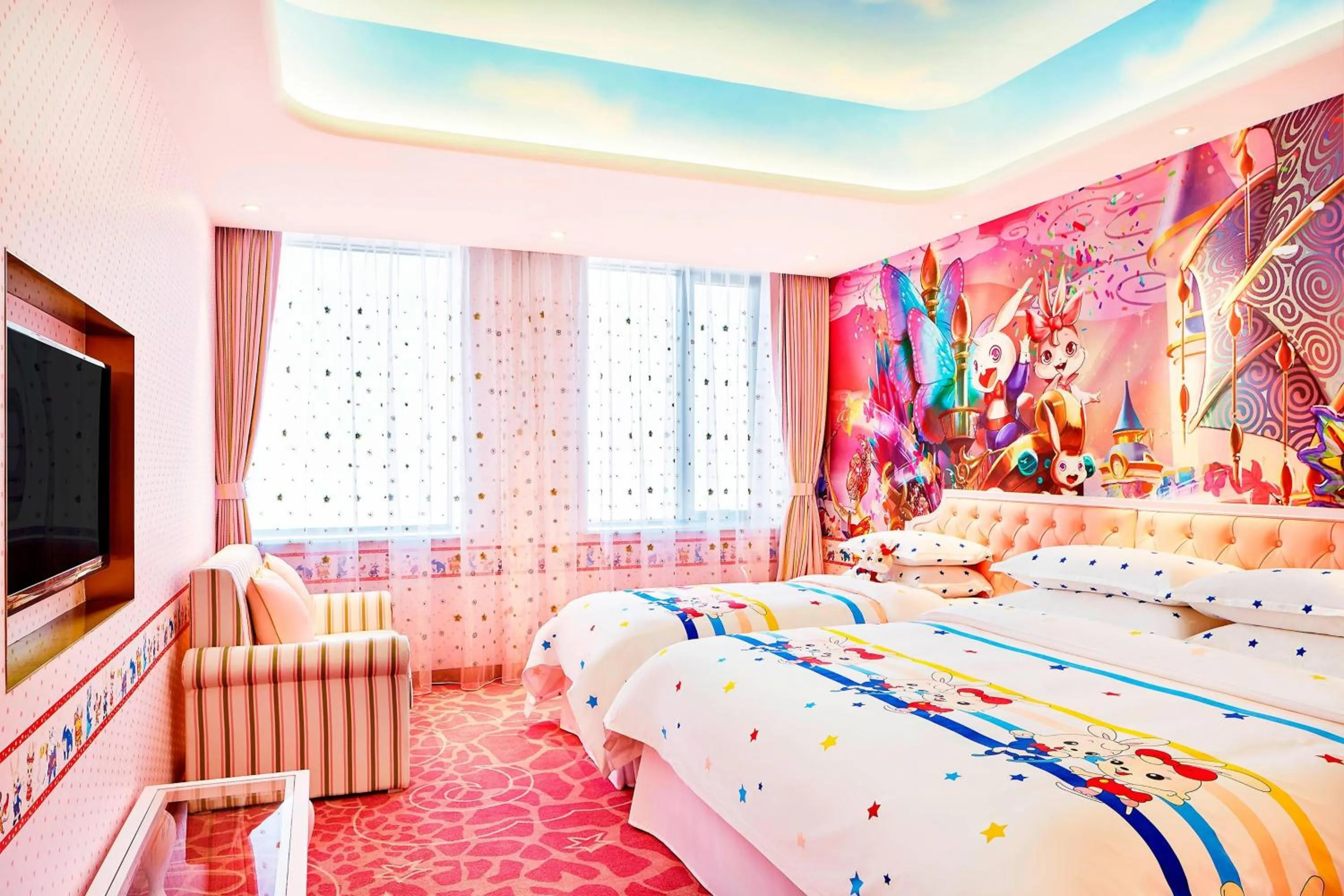 Photo of the whole room, Bed in Sheraton Harbin Xiangfang Hotel