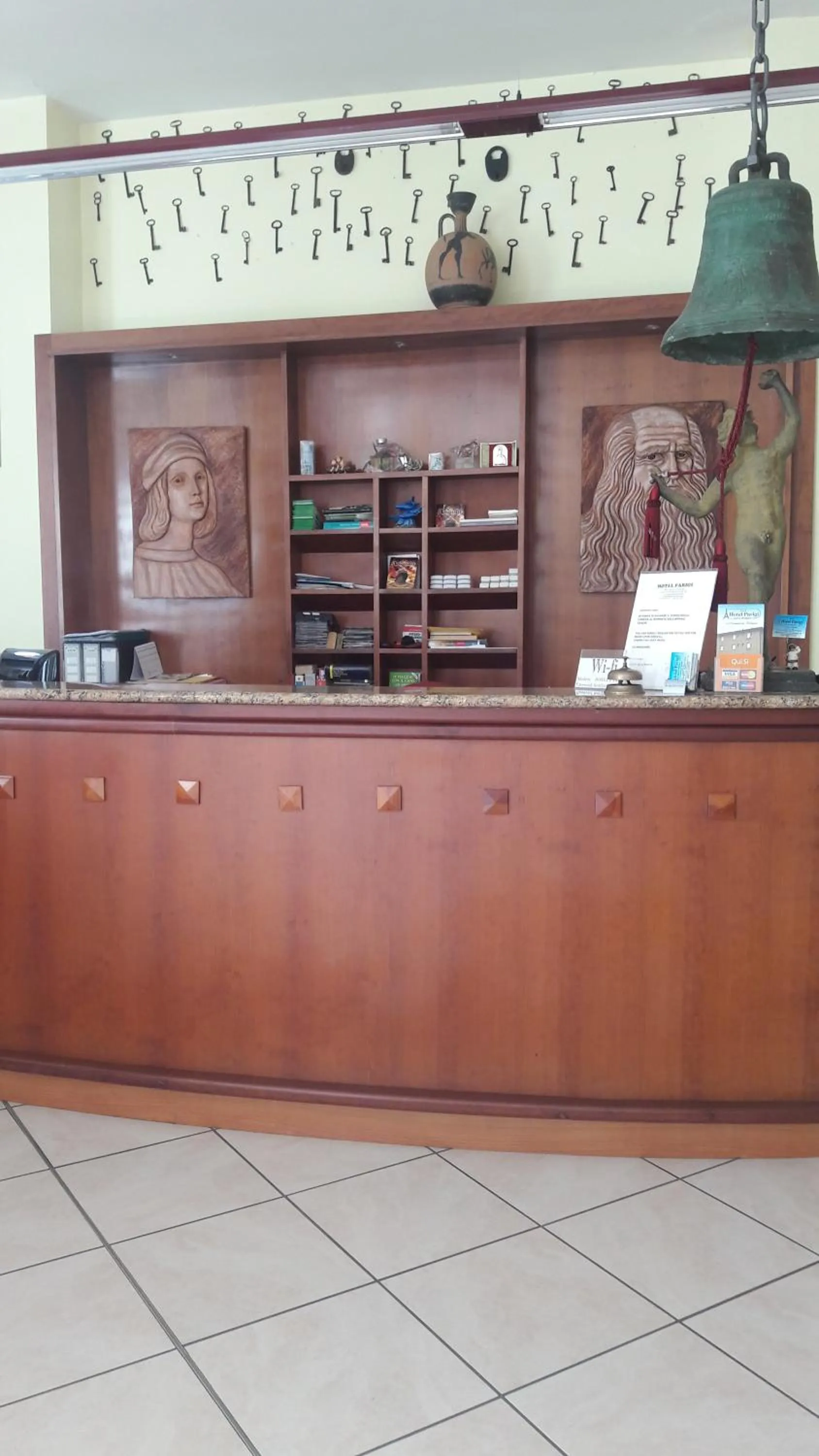 Lobby or reception in Hotel Parigi