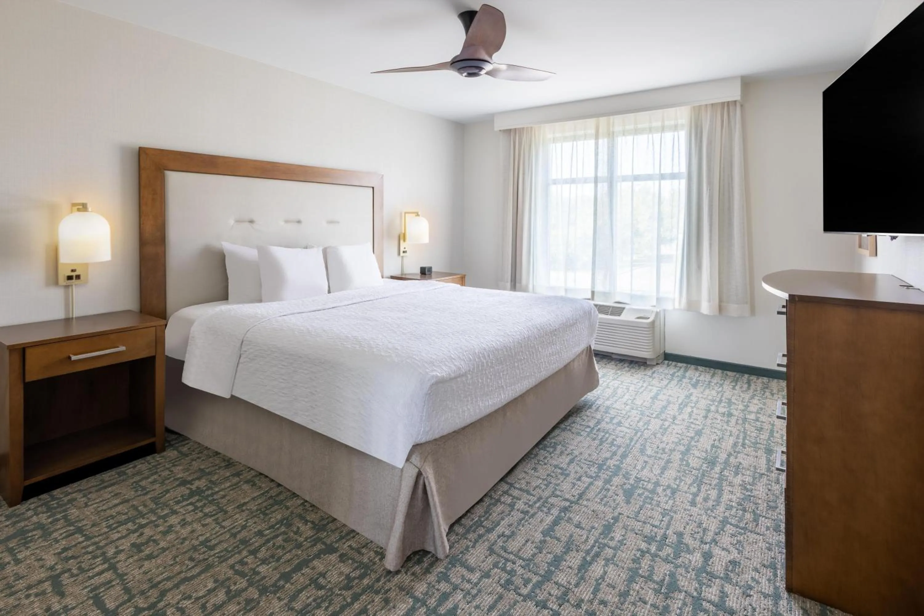 Bed in Homewood Suites by Hilton Syracuse - Carrier Circle