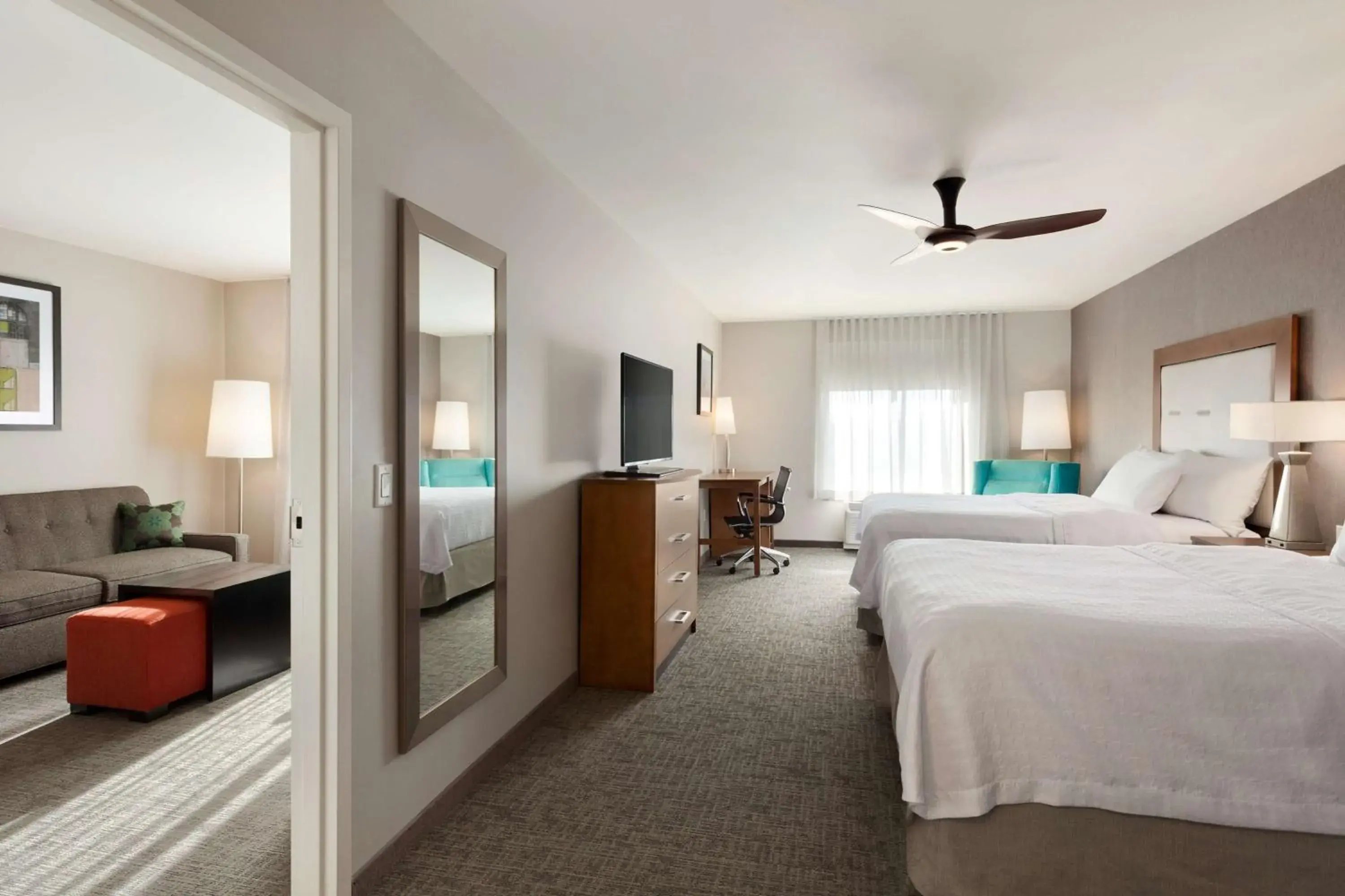 One-Bedroom Queen Suite with Two Queen Beds - Non-Smoking in Homewood Suites by Hilton Syracuse - Carrier Circle One-Bedroom Queen Suite with Two Queen Beds - Non-Smoking in Homewood Suites by Hilton Syracuse - Carrier Circle