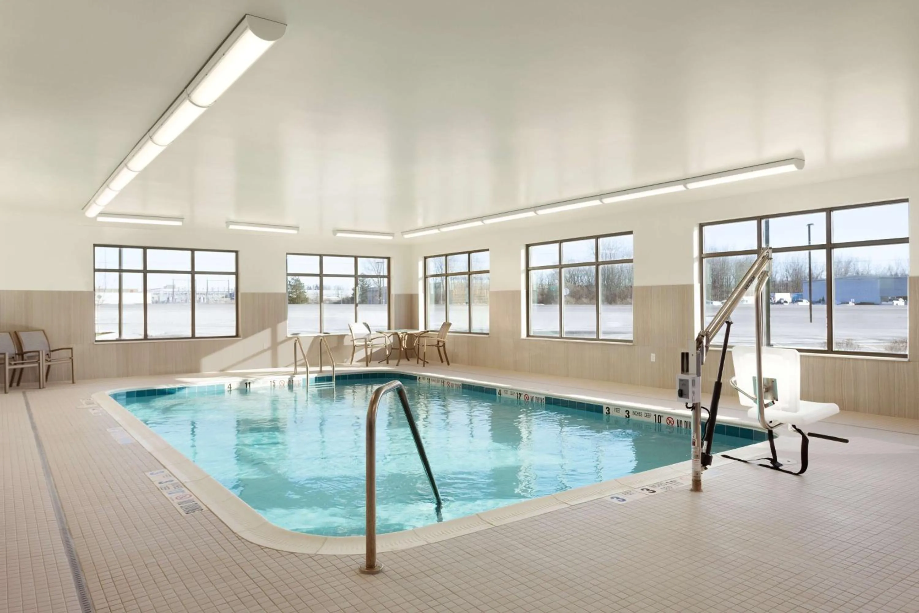 Pool view in Homewood Suites by Hilton Syracuse - Carrier Circle