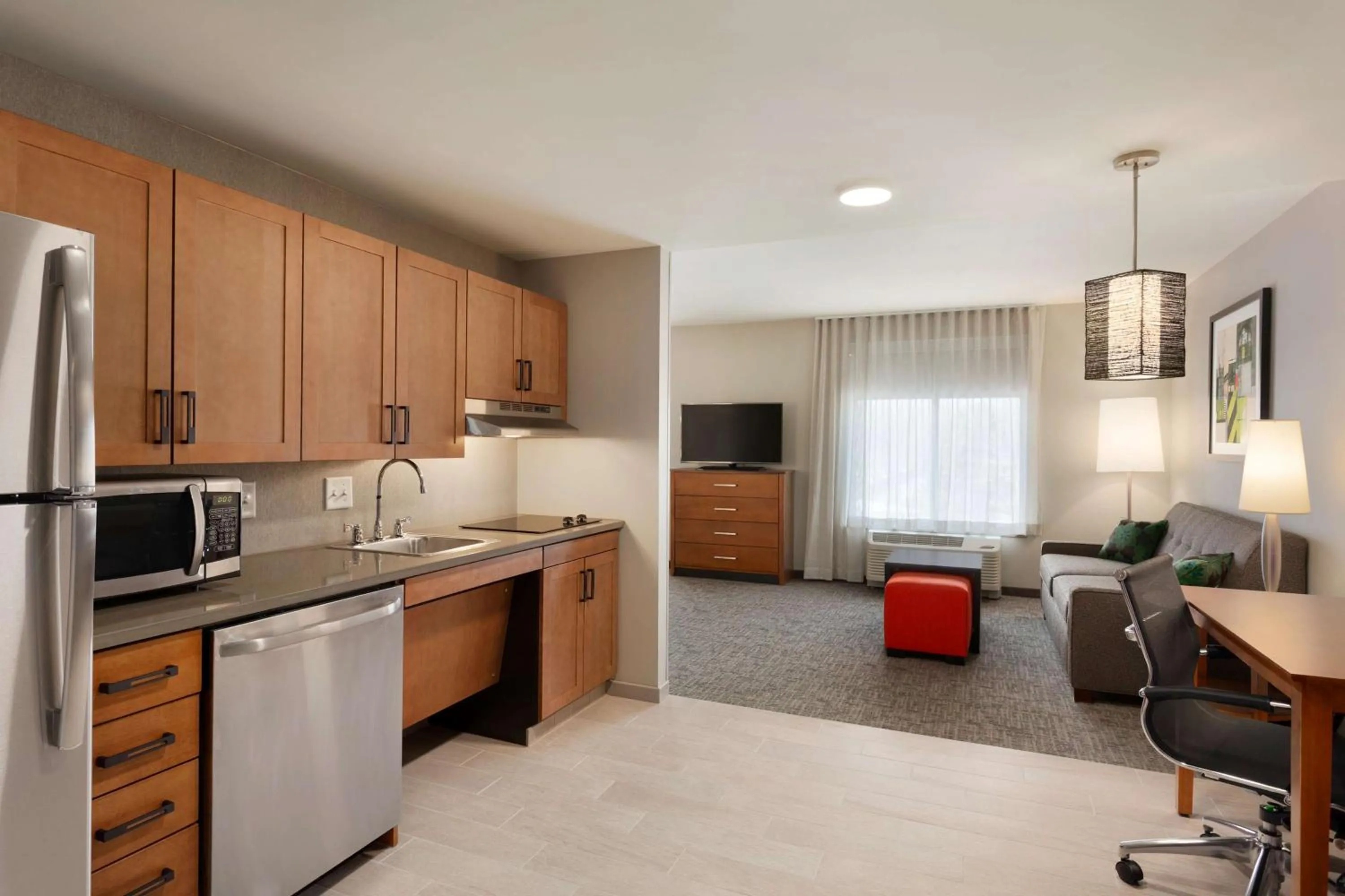 Bed in Homewood Suites by Hilton Syracuse - Carrier Circle
