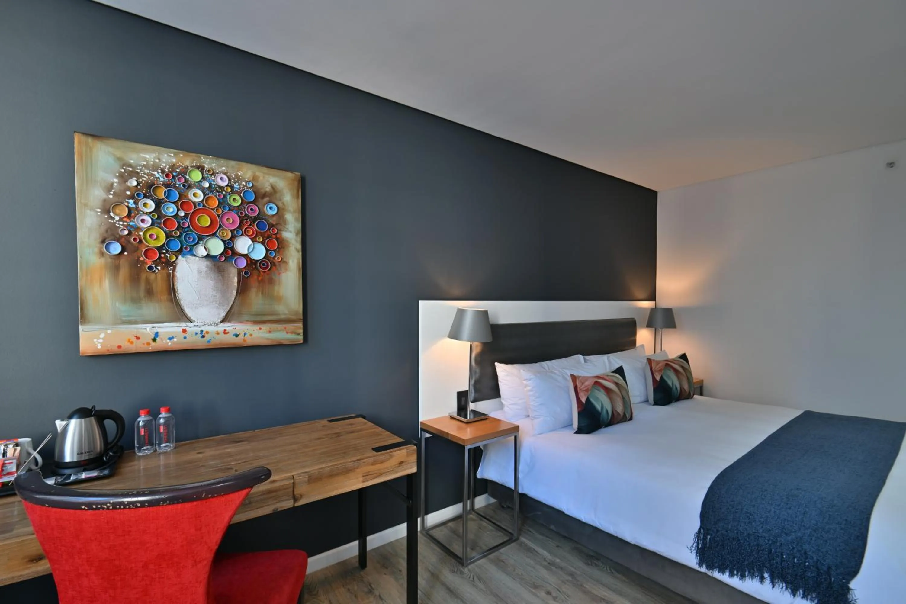 Bed in Fountains Hotel