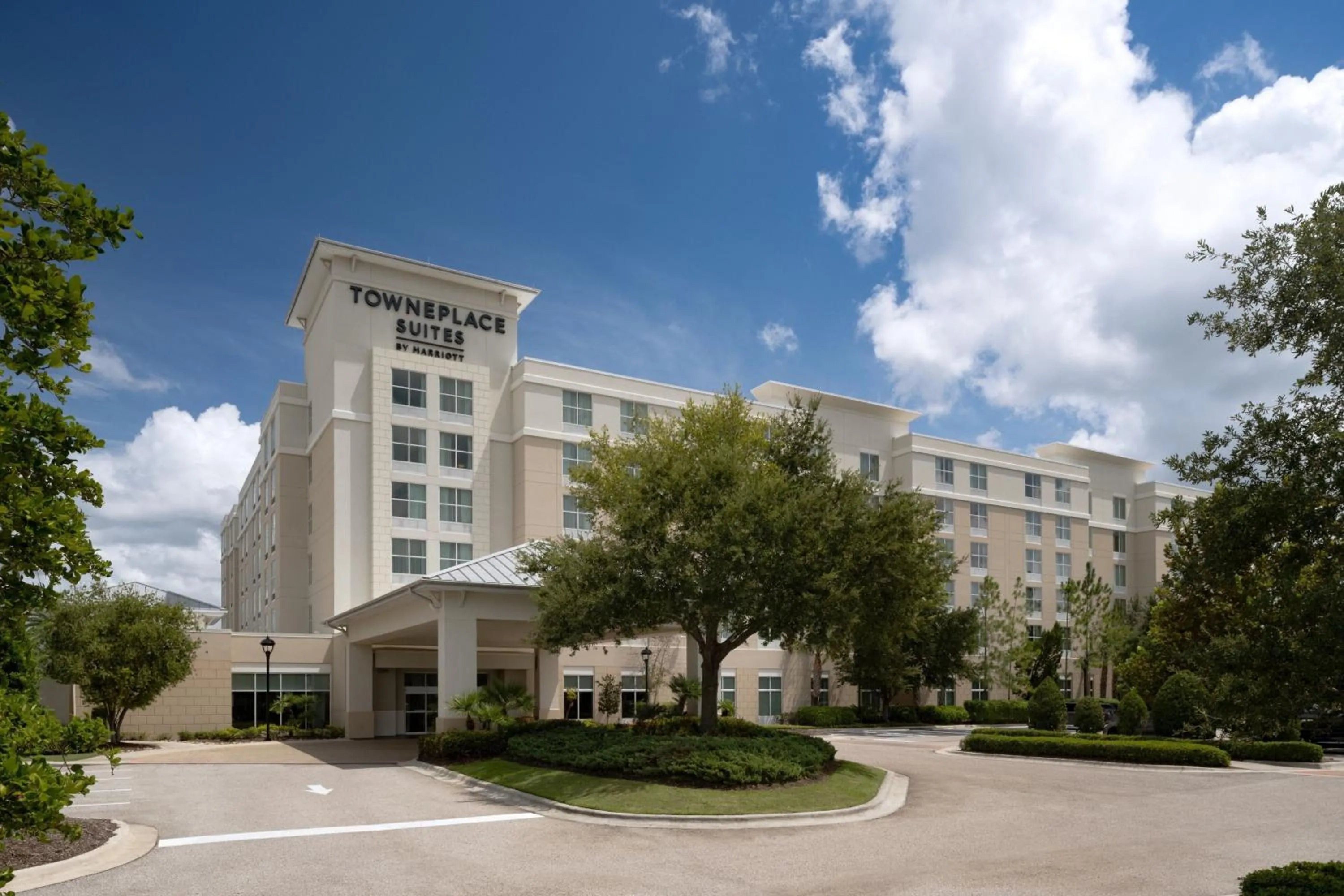Property building in TownePlace Suites Orlando at FLAMINGO CROSSINGS Town Center, Western Entrance