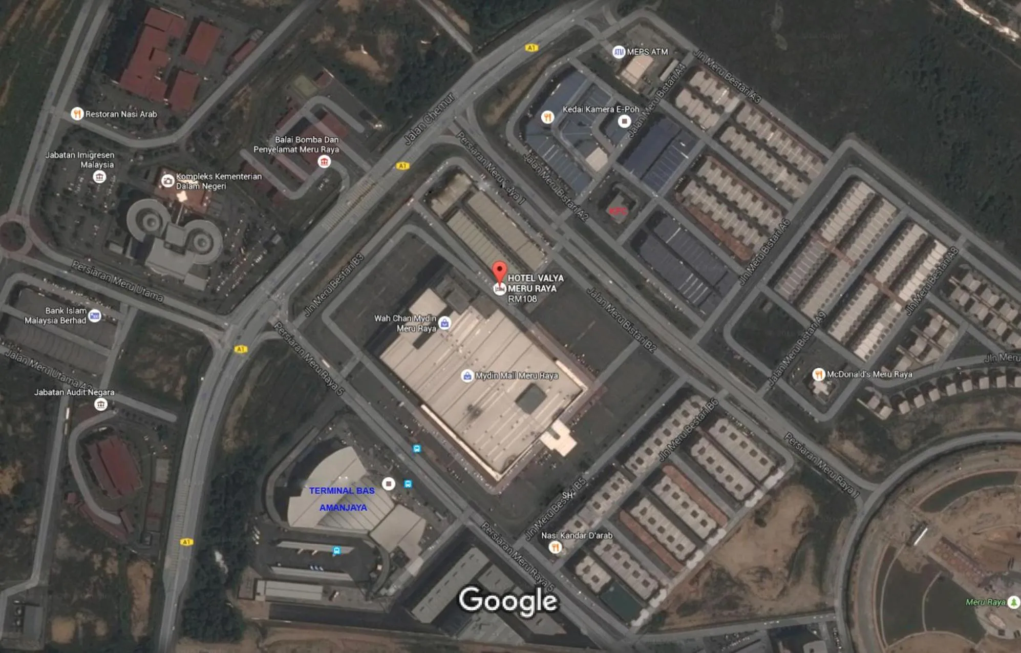 View (from property/room) in Valya Hotel, Ipoh