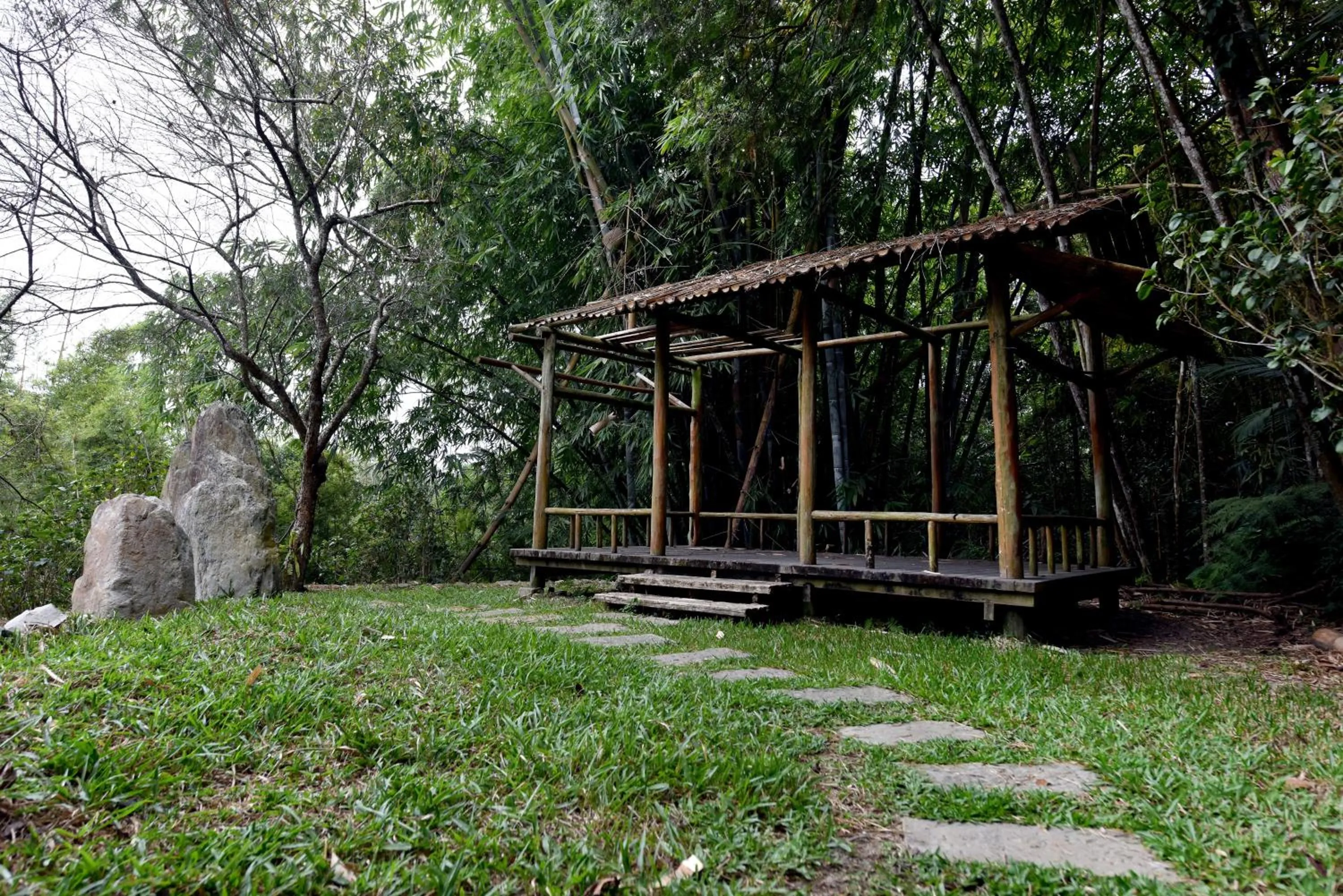 Bedroom in Sun Moon Lake Bamboo Rock Garden